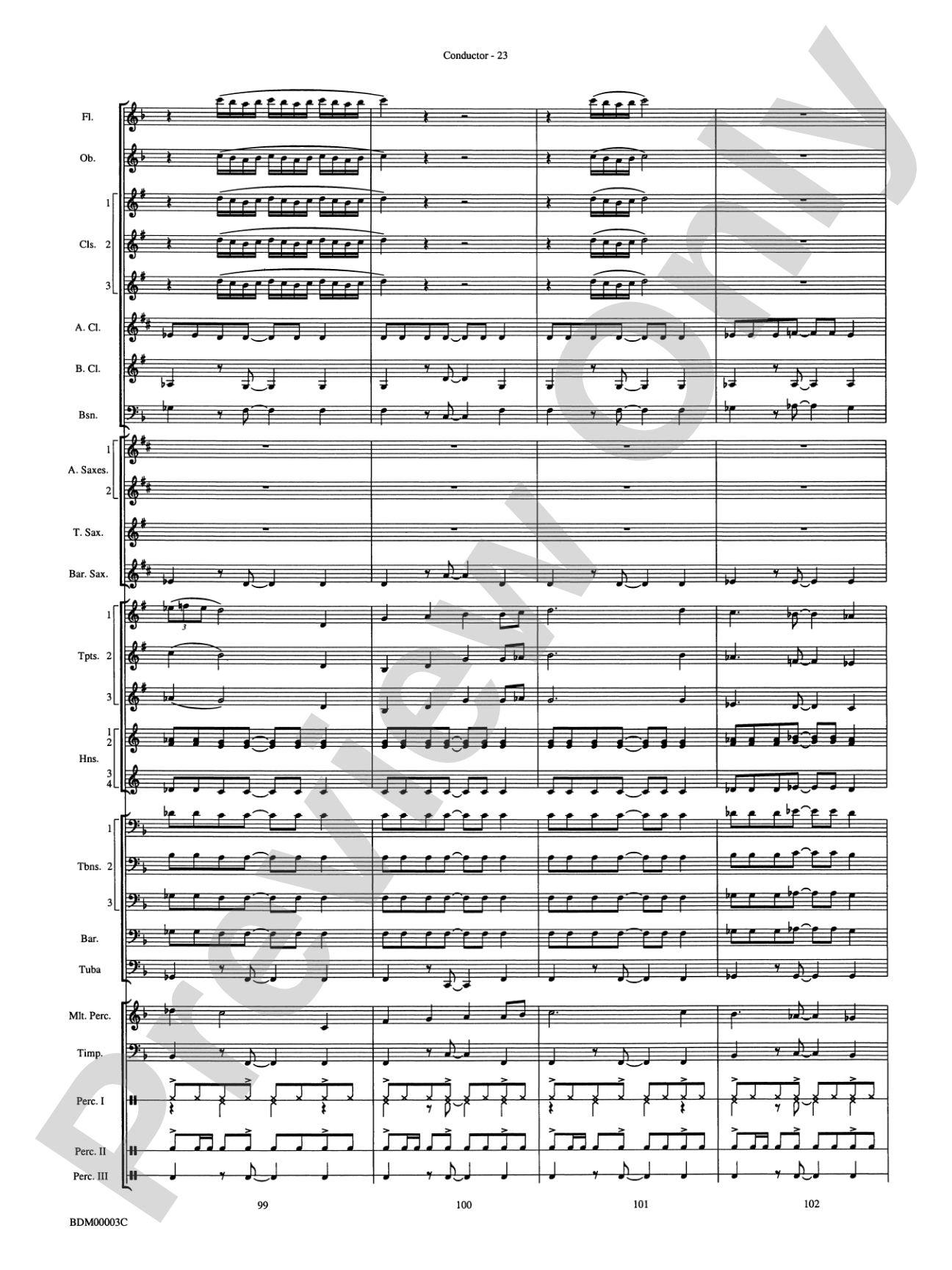 Overture de Argentina: Concert Band Conductor Score & Parts