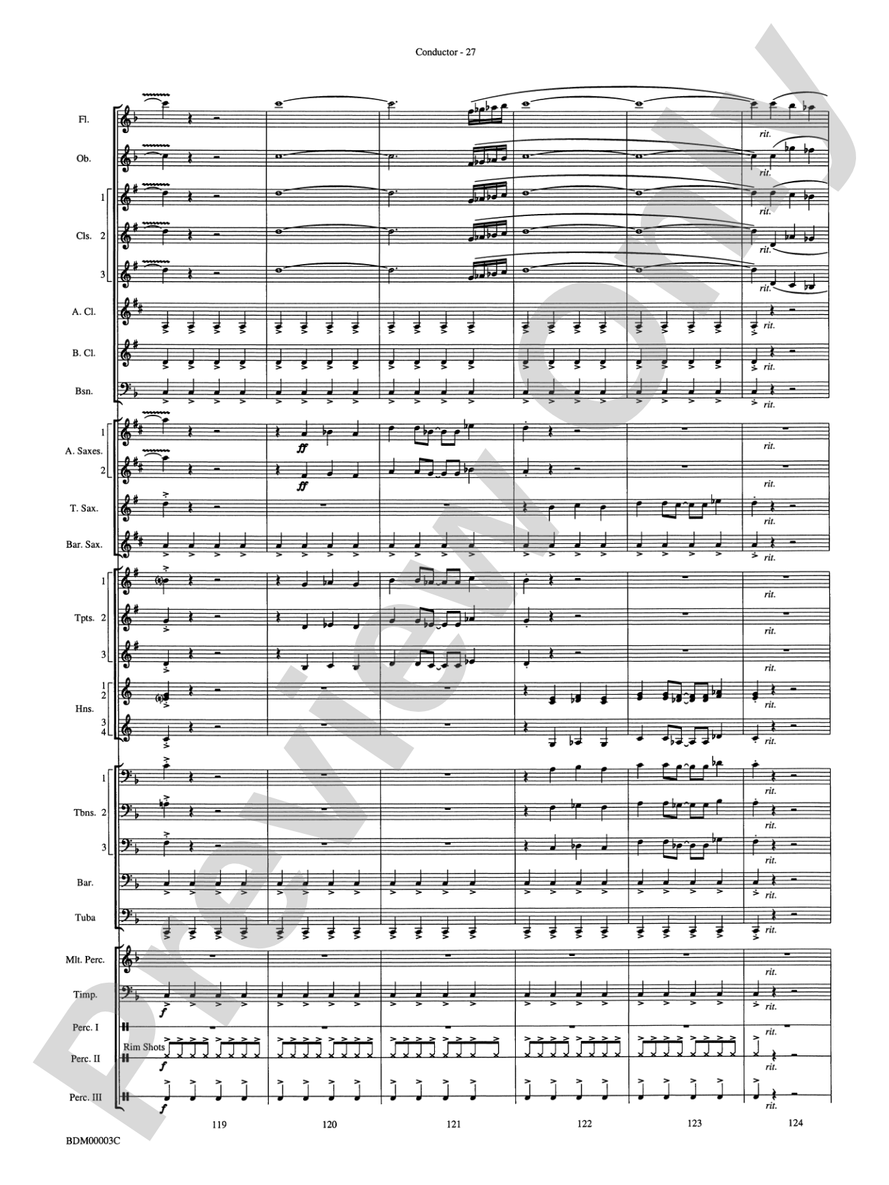 Overture de Argentina: Concert Band Conductor Score & Parts