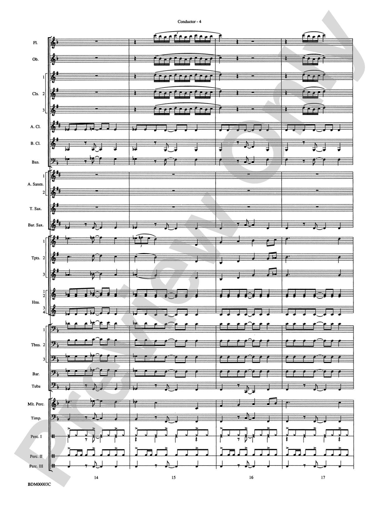 Overture de Argentina: Concert Band Conductor Score & Parts