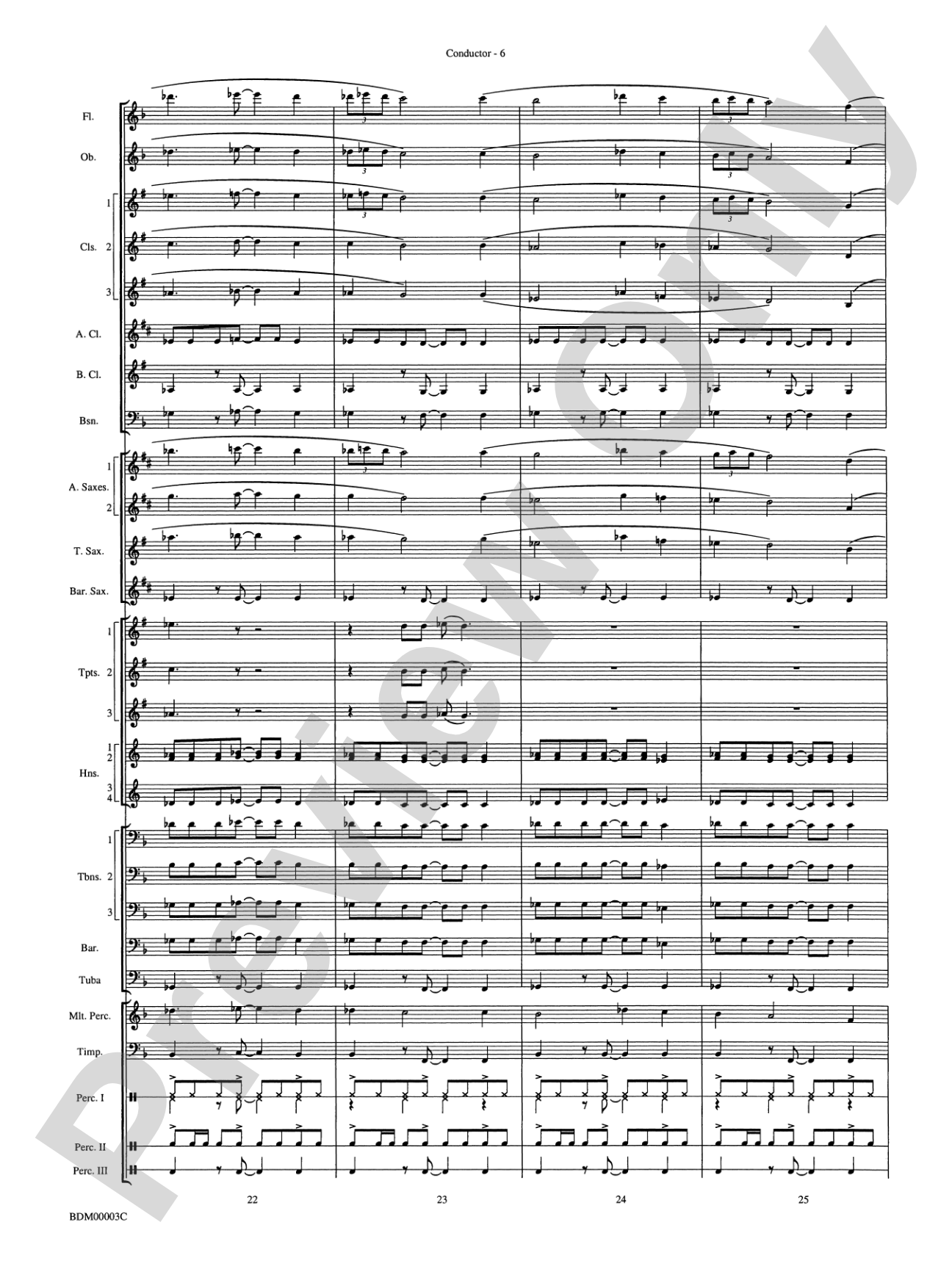 Overture de Argentina: Concert Band Conductor Score & Parts