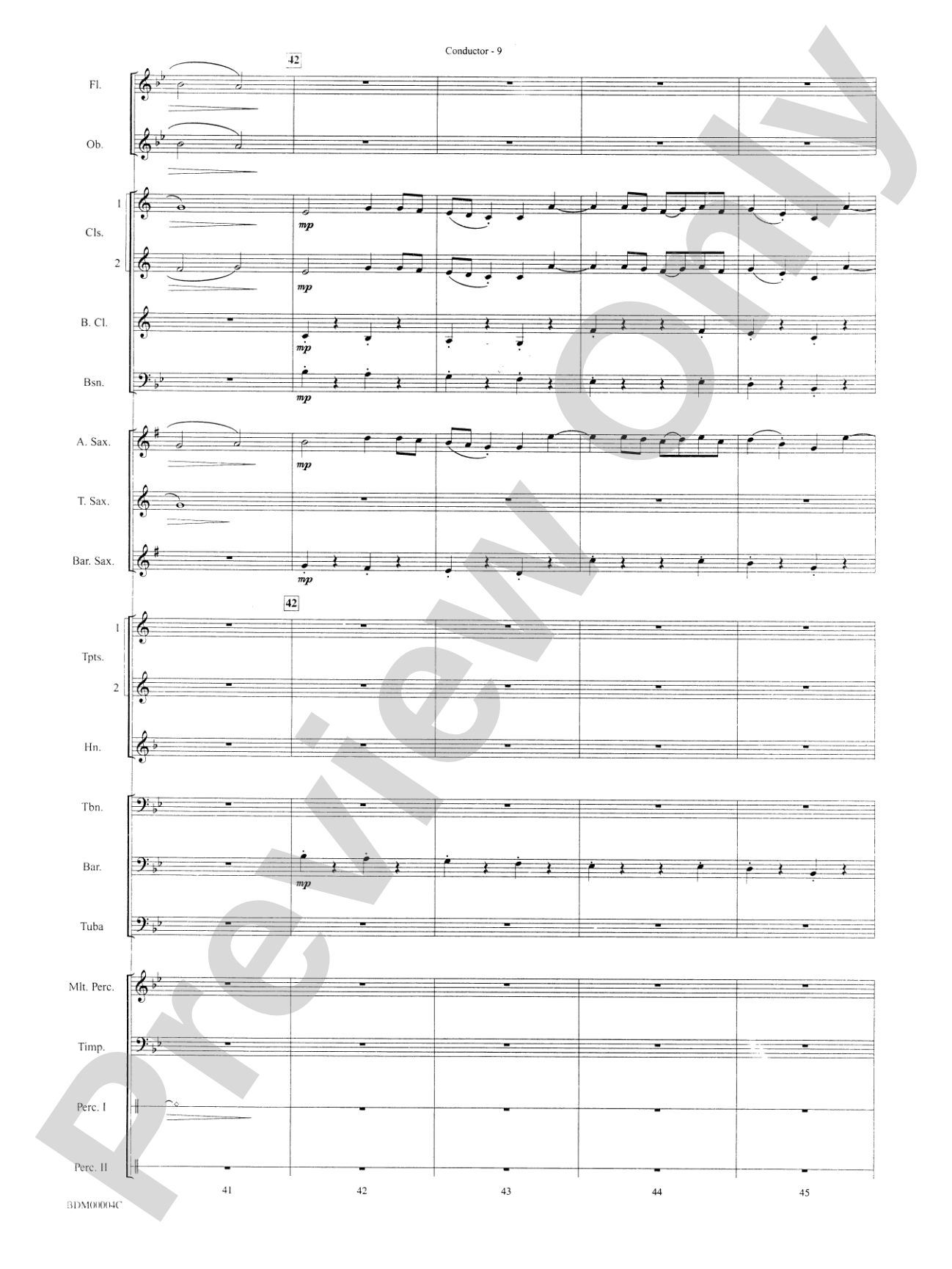 Paths of Glory: Concert Band Conductor Score & Parts