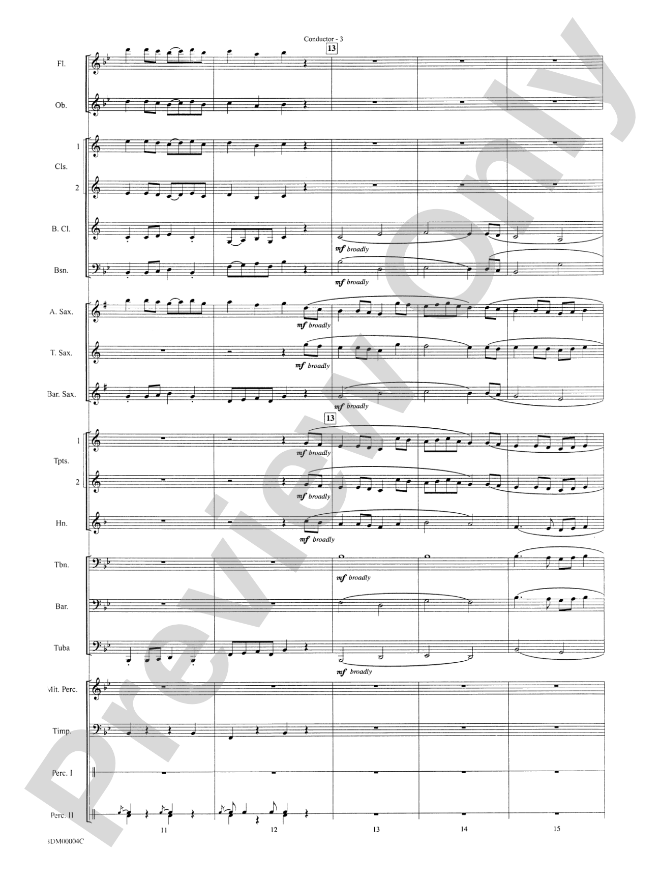 Paths of Glory: Concert Band Conductor Score & Parts