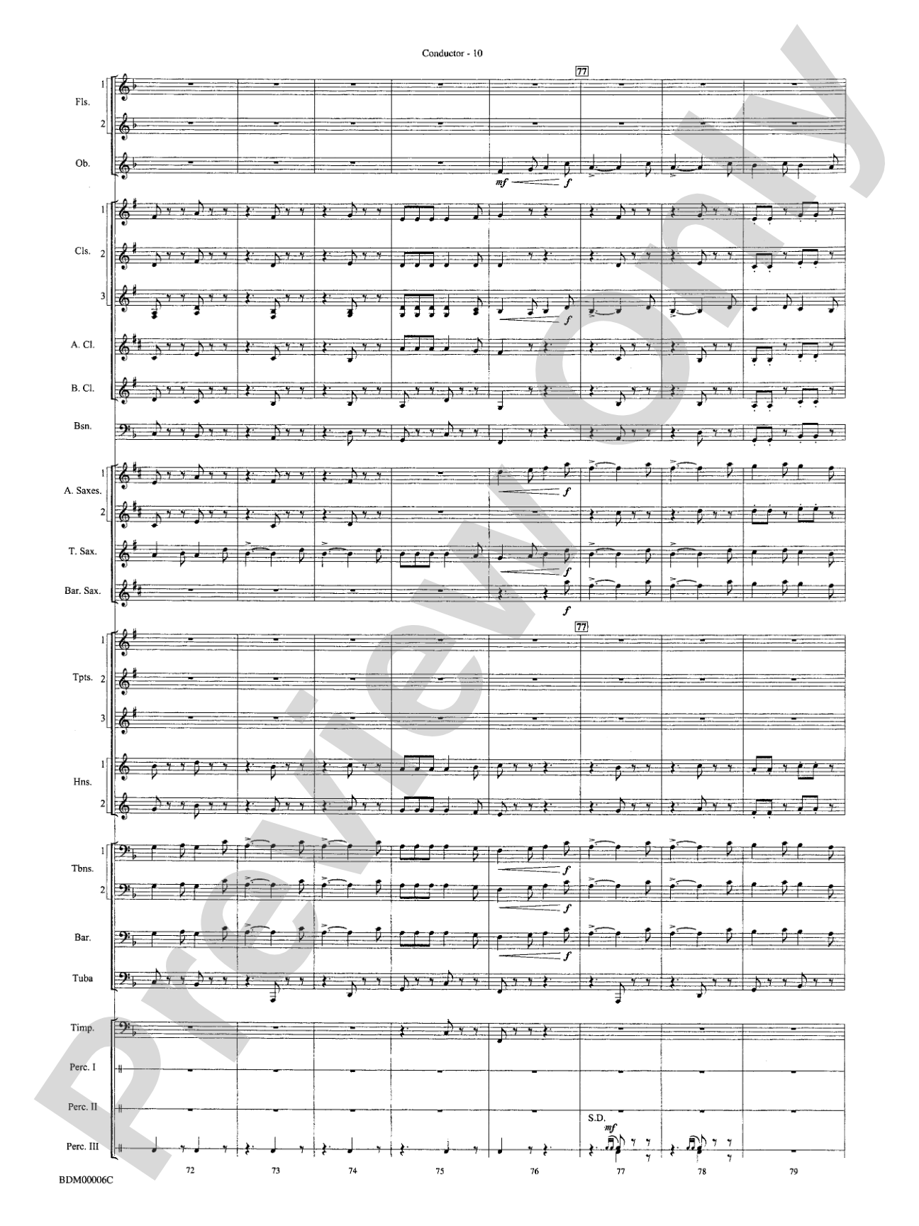 Children's March: Concert Band Conductor Score & Parts