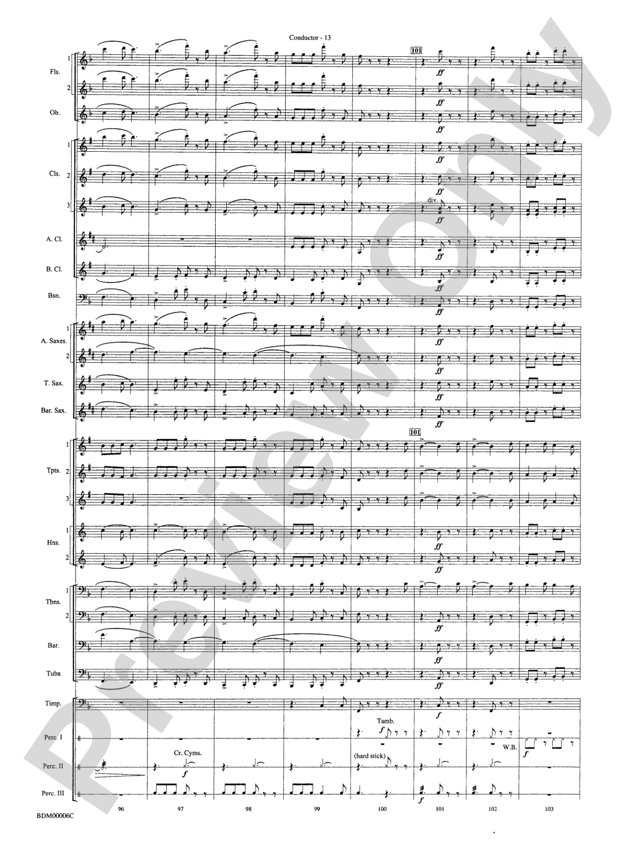 Children's March: Concert Band Conductor Score & Parts