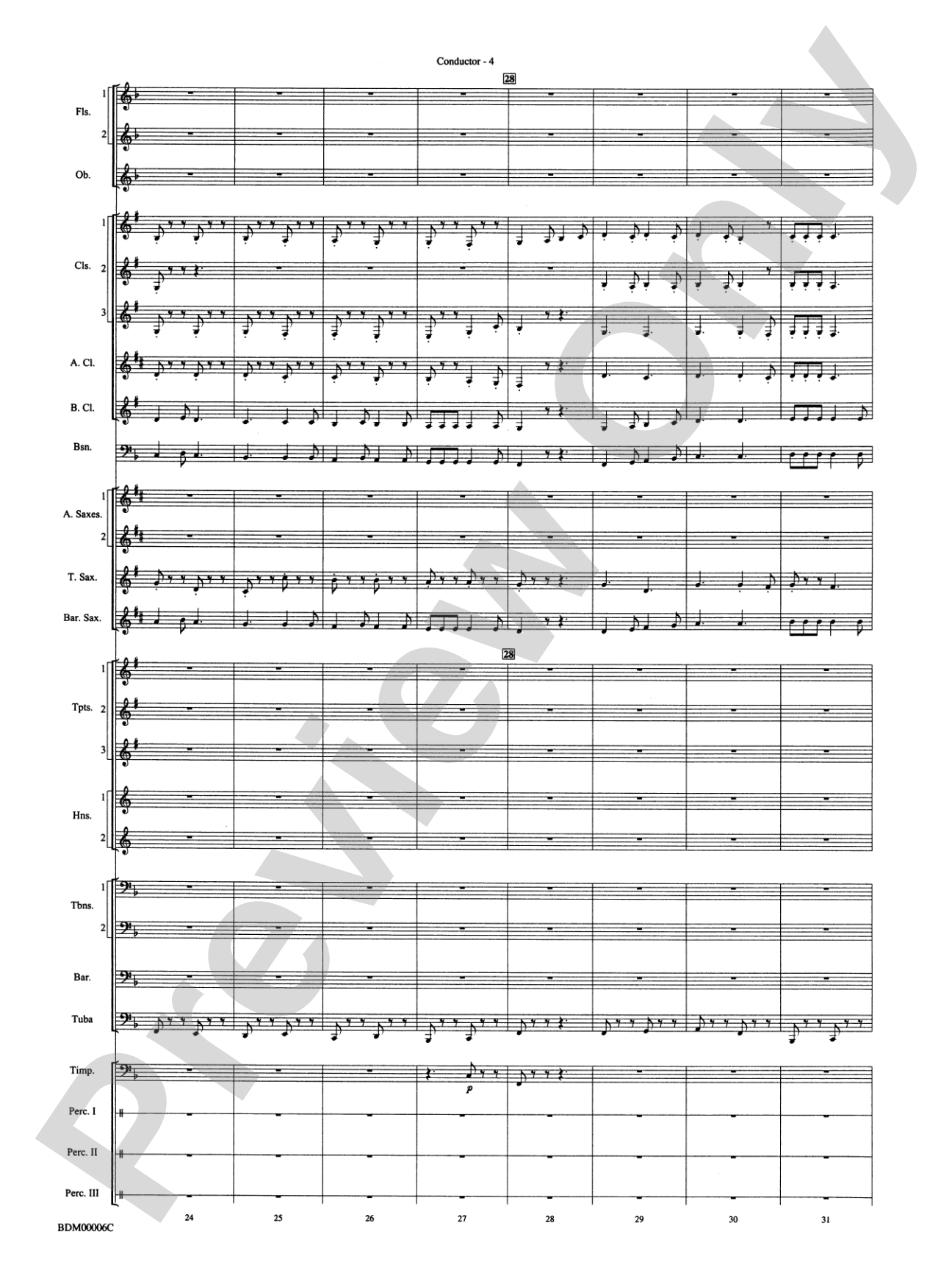 Children's March: Concert Band Conductor Score & Parts