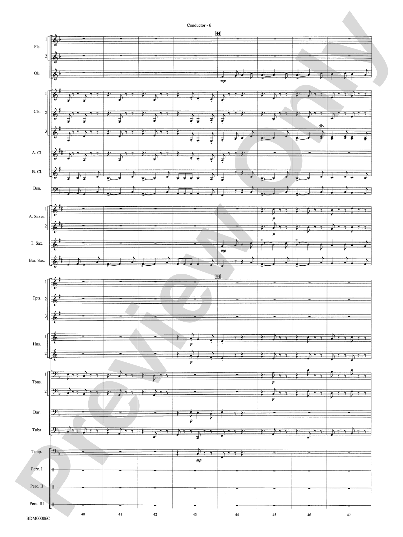 Children's March: Concert Band Conductor Score & Parts