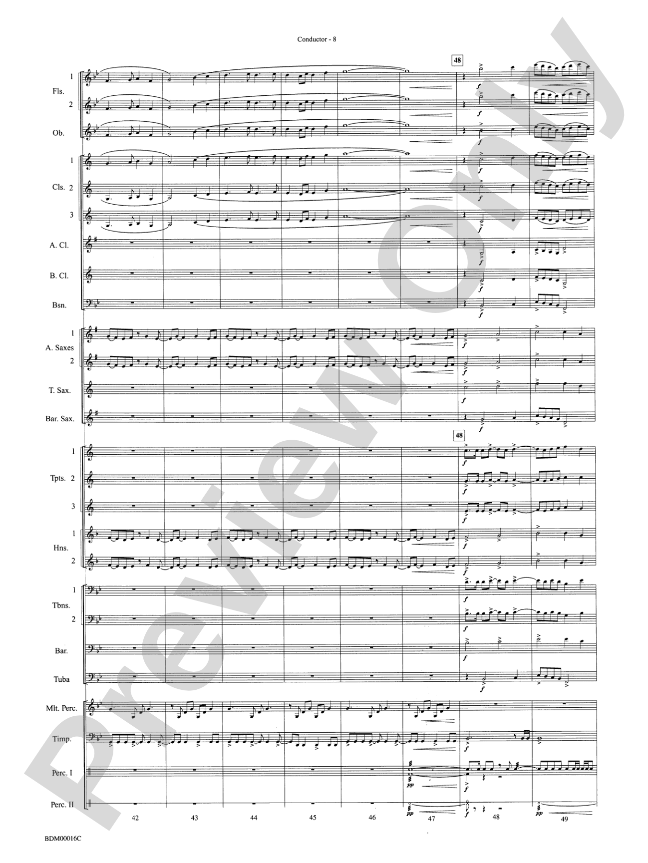 To Challenge the Sky and Heavens Above: Concert Band Conductor Score & Parts