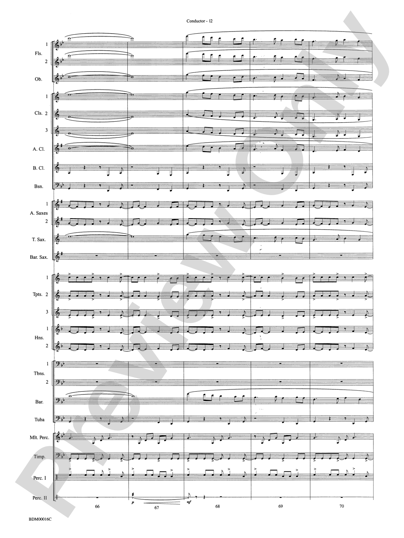 To Challenge the Sky and Heavens Above: Concert Band Conductor Score & Parts