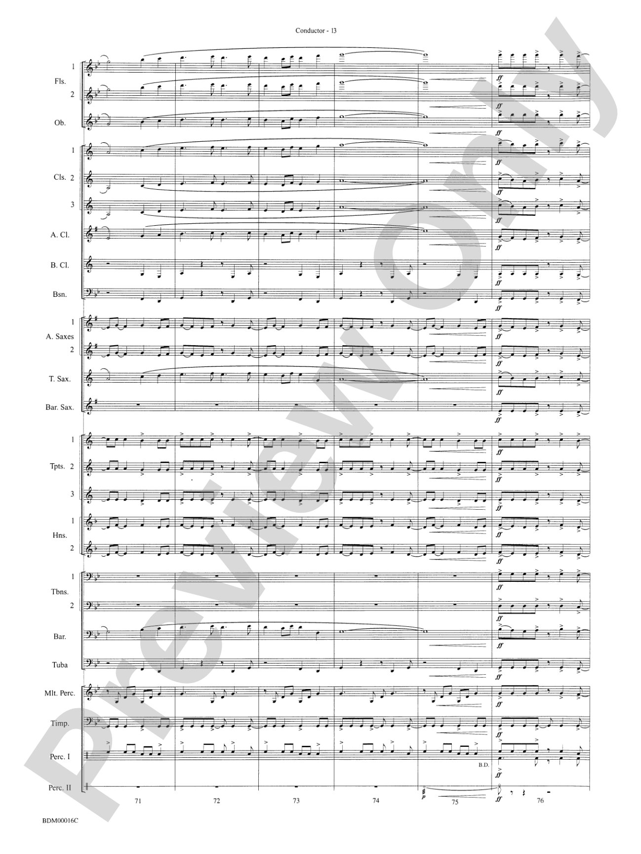 To Challenge the Sky and Heavens Above: Concert Band Conductor Score & Parts