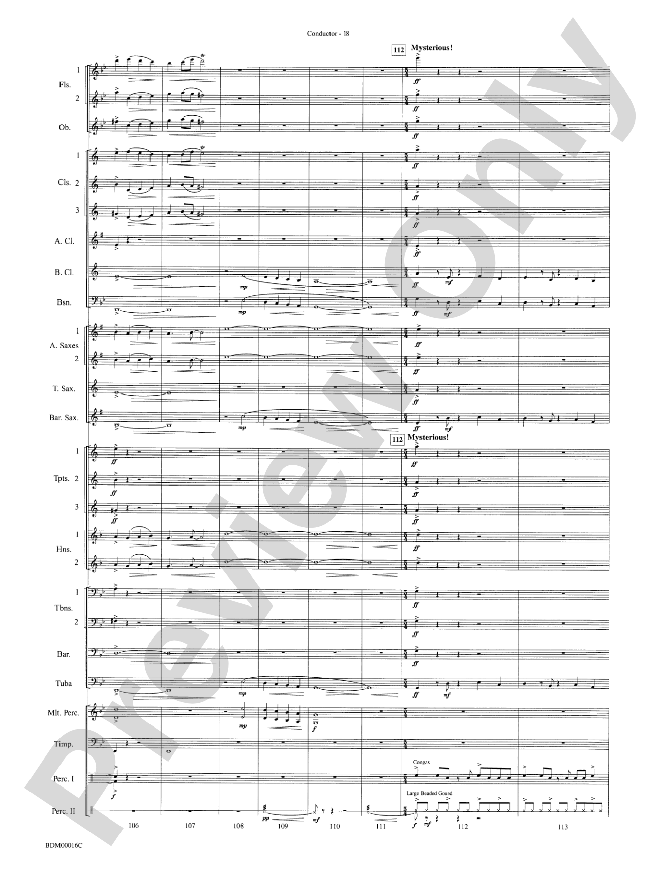 To Challenge the Sky and Heavens Above: Concert Band Conductor Score & Parts