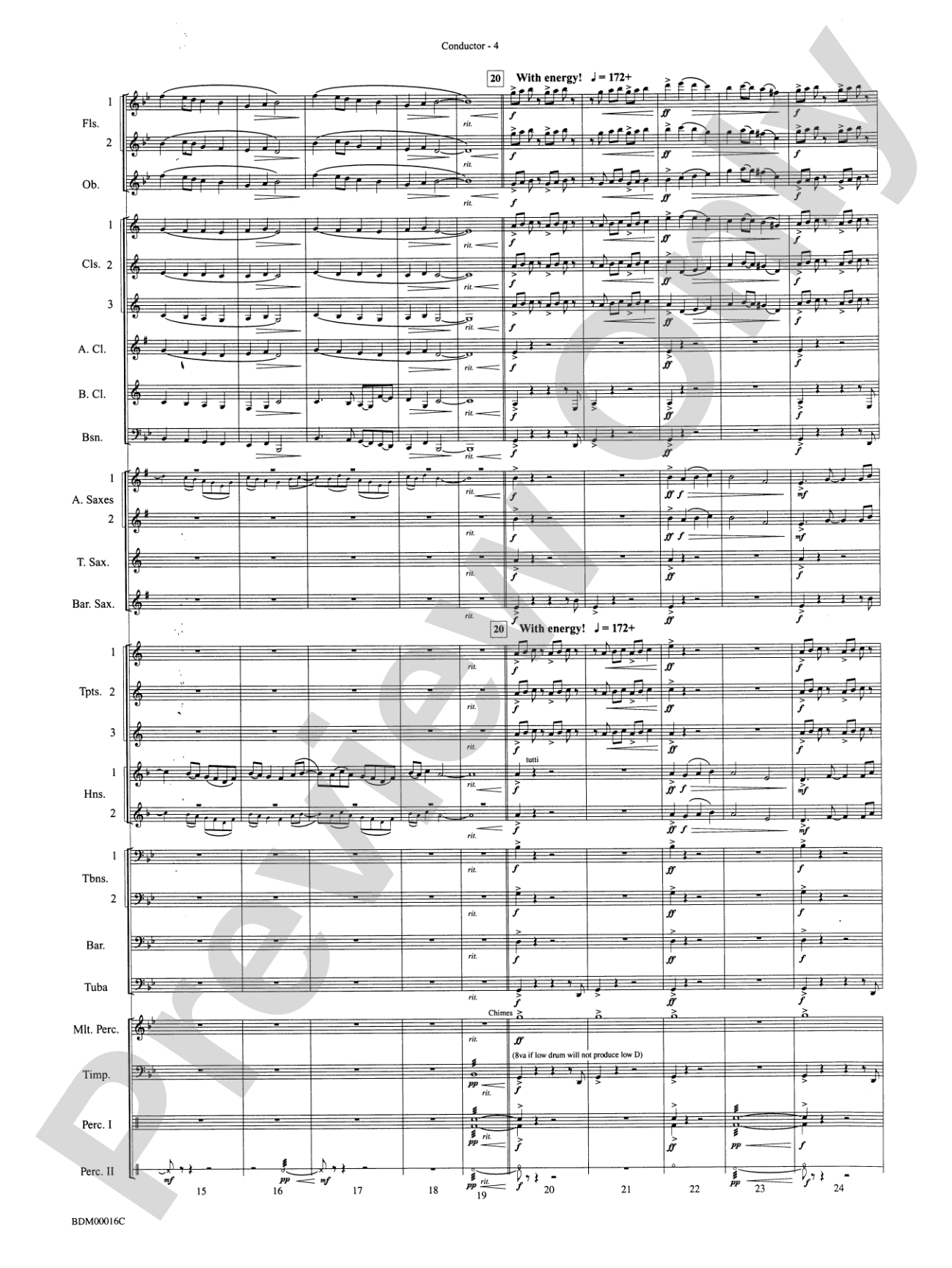 To Challenge the Sky and Heavens Above: Concert Band Conductor Score & Parts
