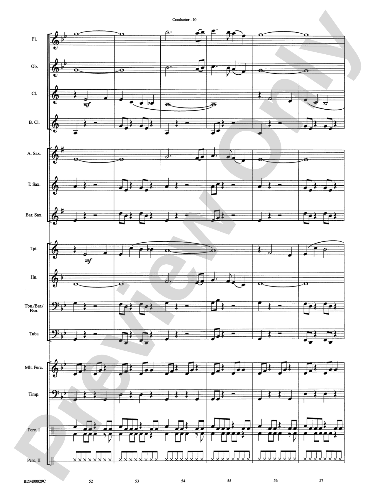 Serengeti Dreams: Concert Band Conductor Score & Parts