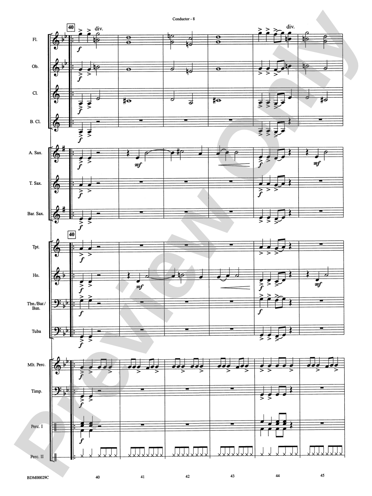 Serengeti Dreams: Concert Band Conductor Score & Parts