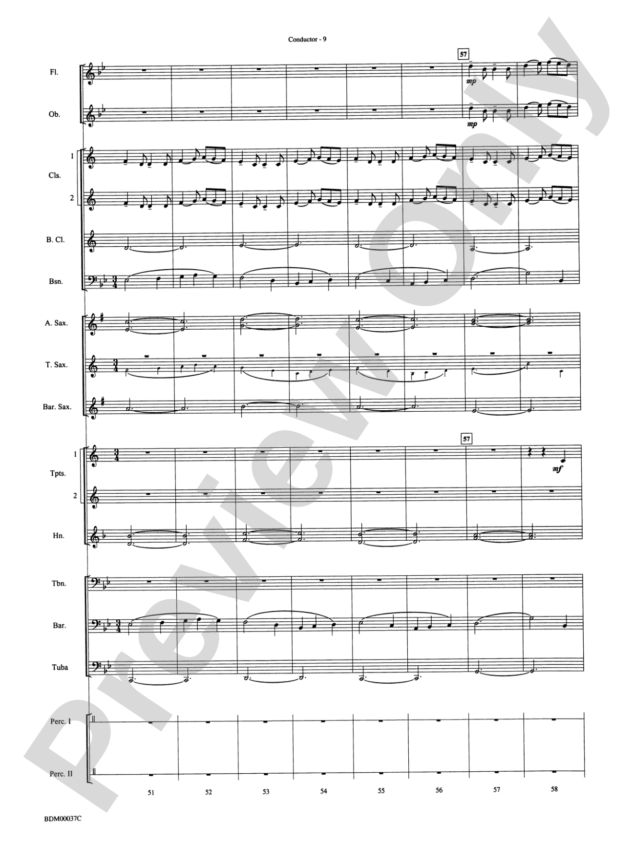 Fantasia on the "Dargason": Concert Band Conductor Score & Parts