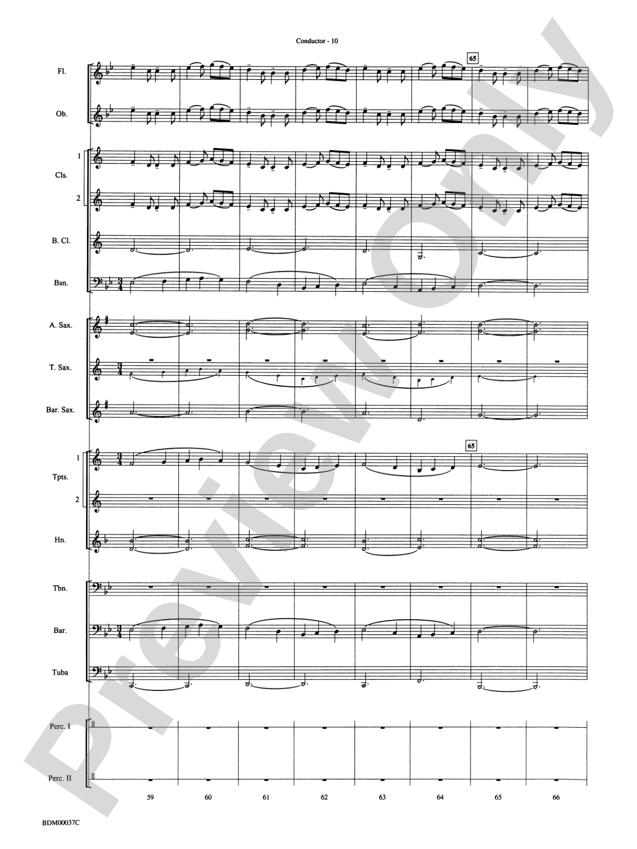 Fantasia on the "Dargason": Concert Band Conductor Score & Parts
