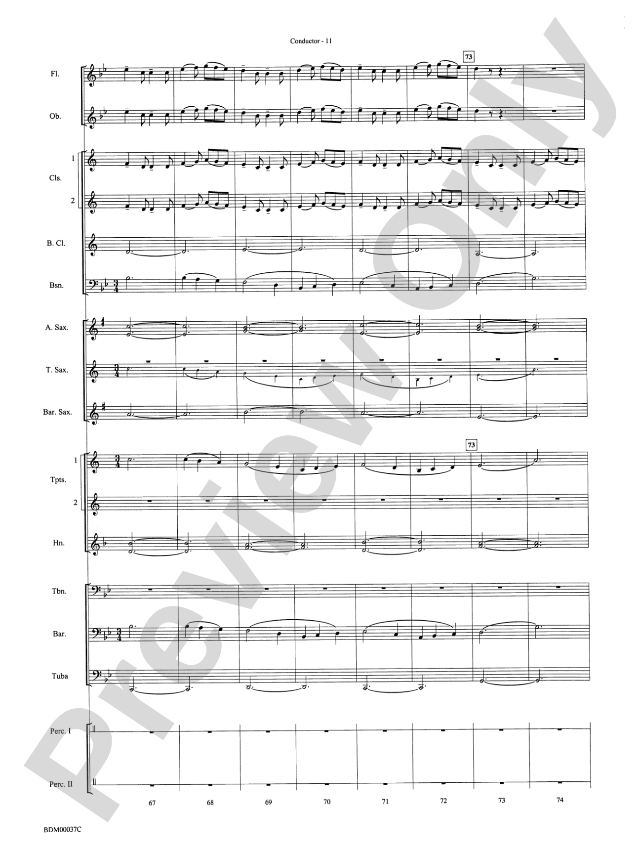 Fantasia on the "Dargason": Concert Band Conductor Score & Parts