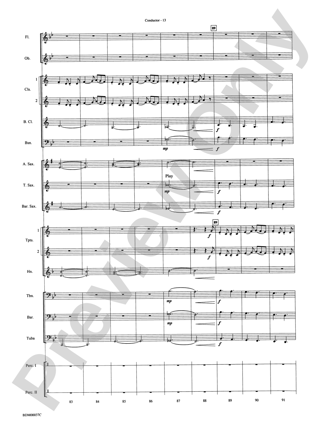 Fantasia on the "Dargason": Concert Band Conductor Score & Parts