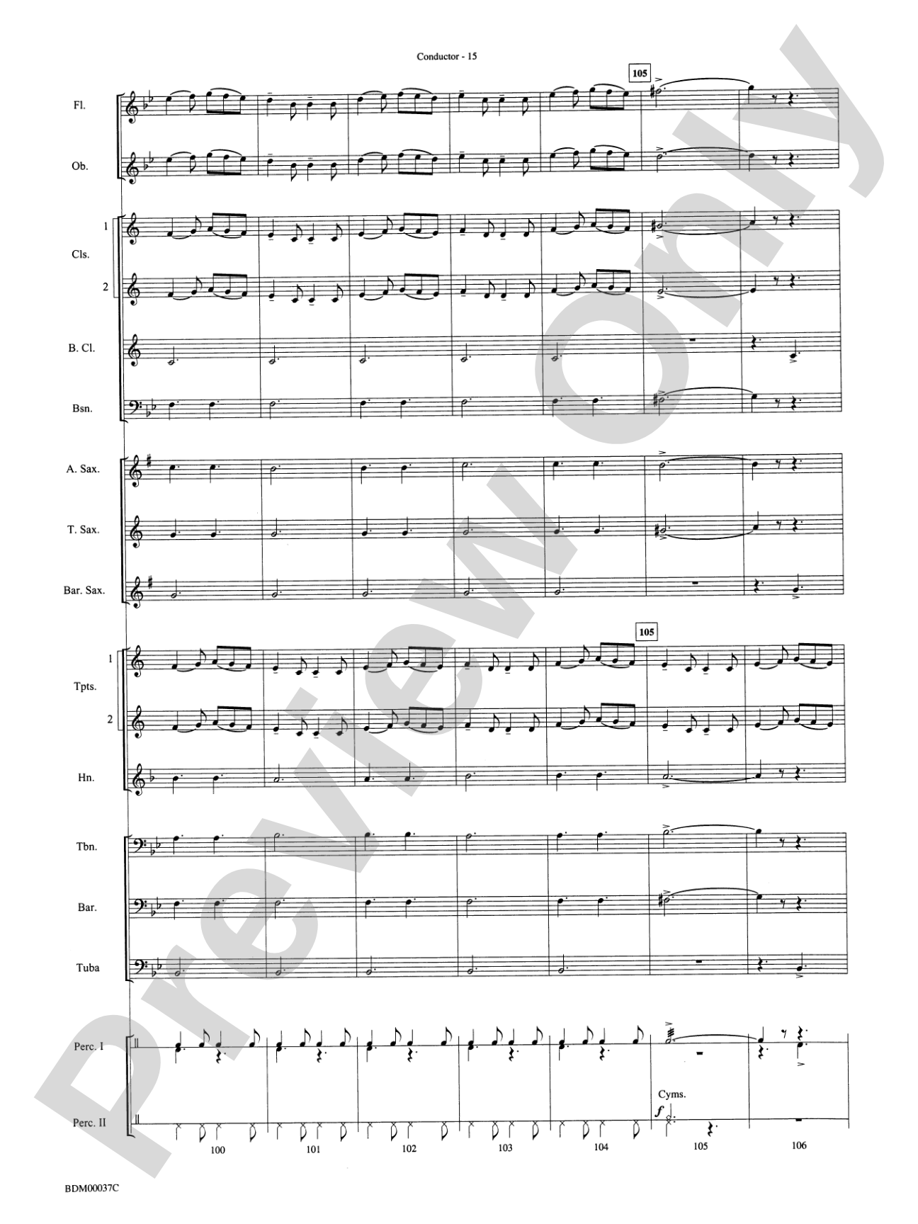 Fantasia on the "Dargason": Concert Band Conductor Score & Parts