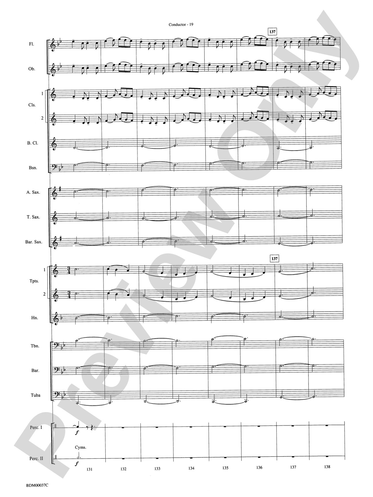 Fantasia on the "Dargason": Concert Band Conductor Score & Parts