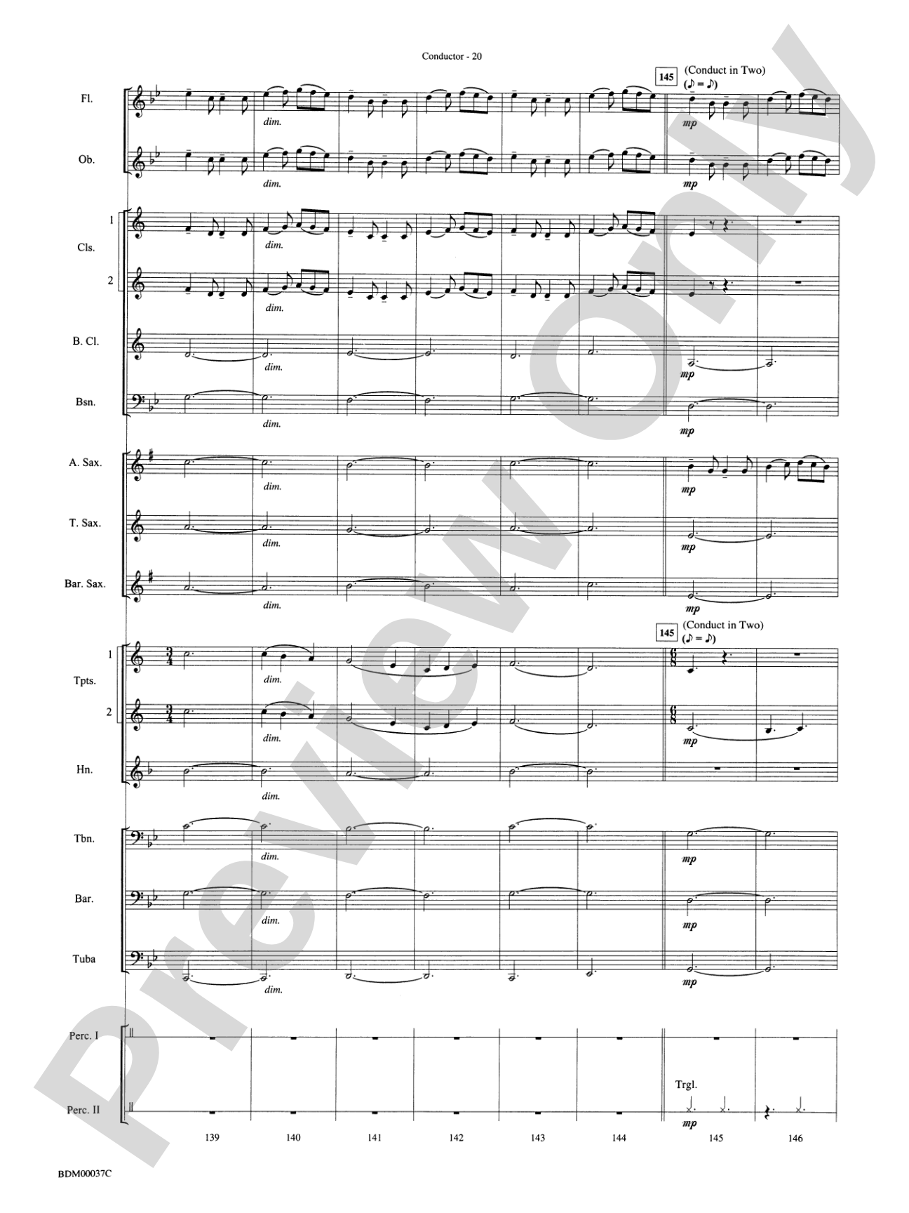 Fantasia on the "Dargason": Concert Band Conductor Score & Parts