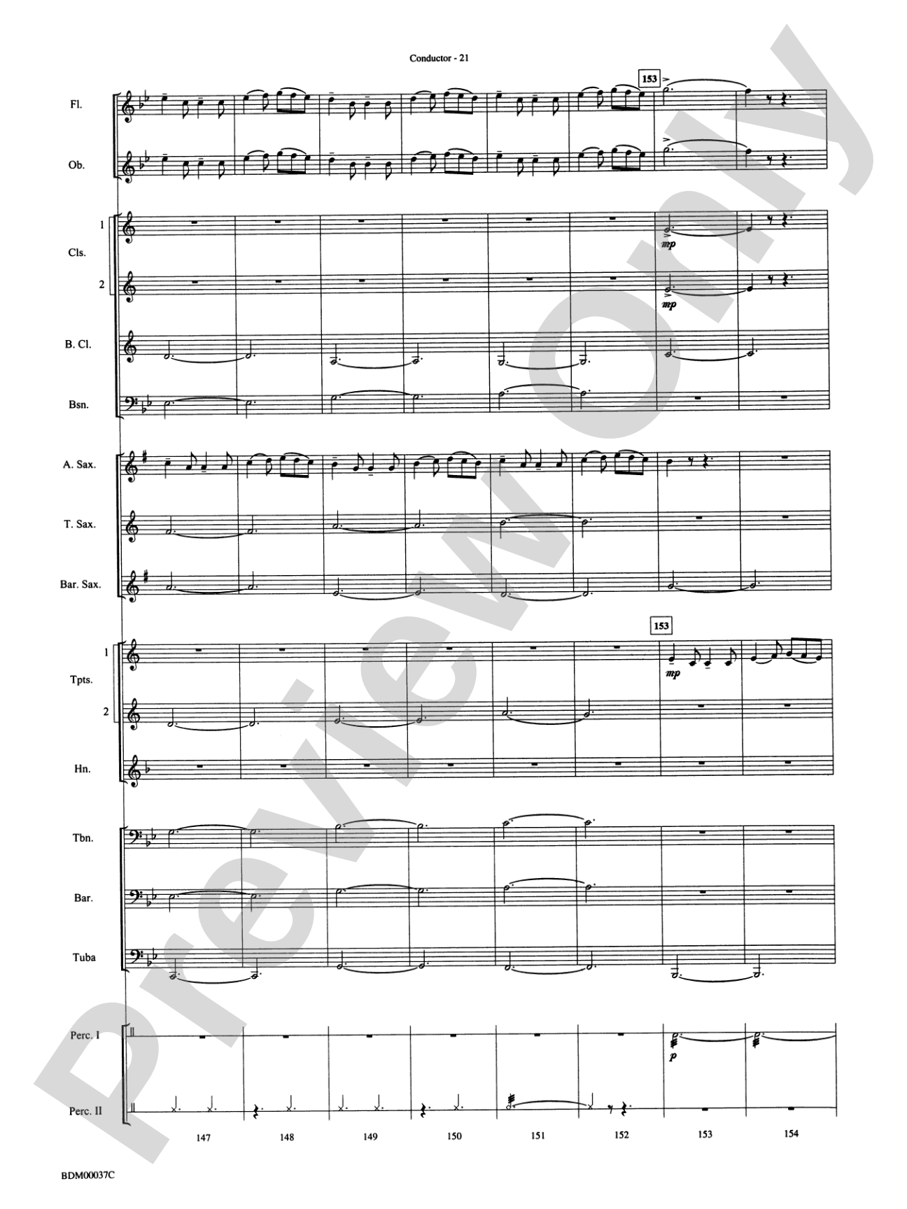 Fantasia on the "Dargason": Concert Band Conductor Score & Parts