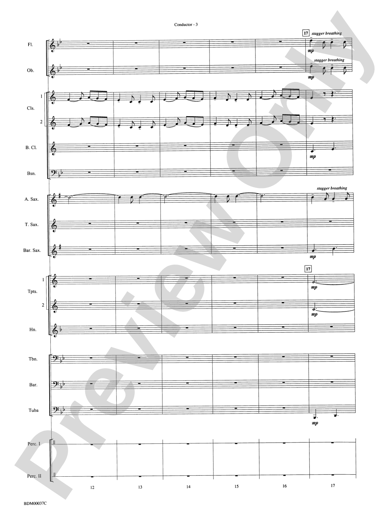 Fantasia on the "Dargason": Concert Band Conductor Score & Parts