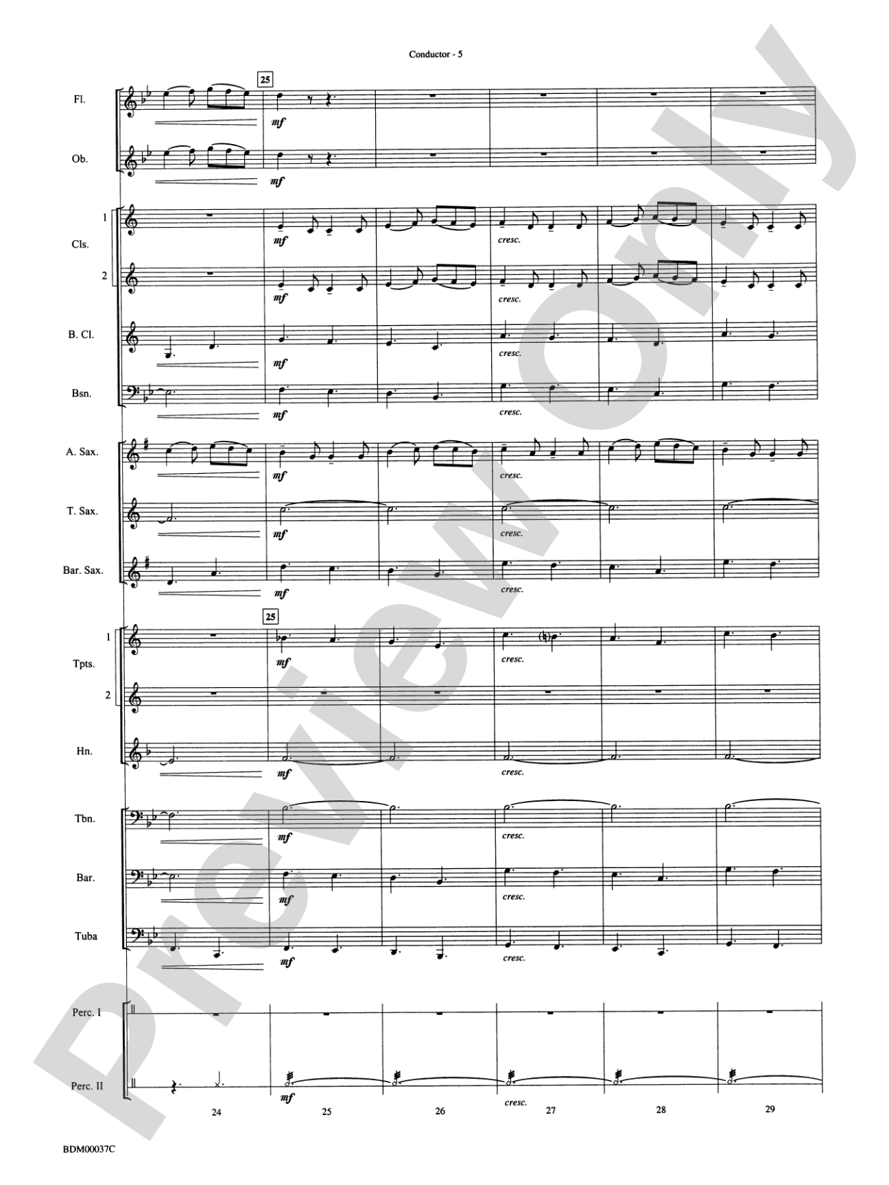 Fantasia on the "Dargason": Concert Band Conductor Score & Parts