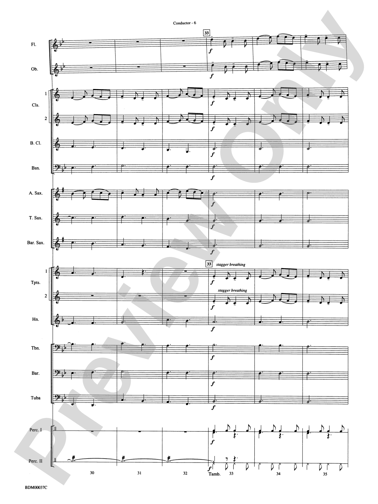 Fantasia on the "Dargason": Concert Band Conductor Score & Parts