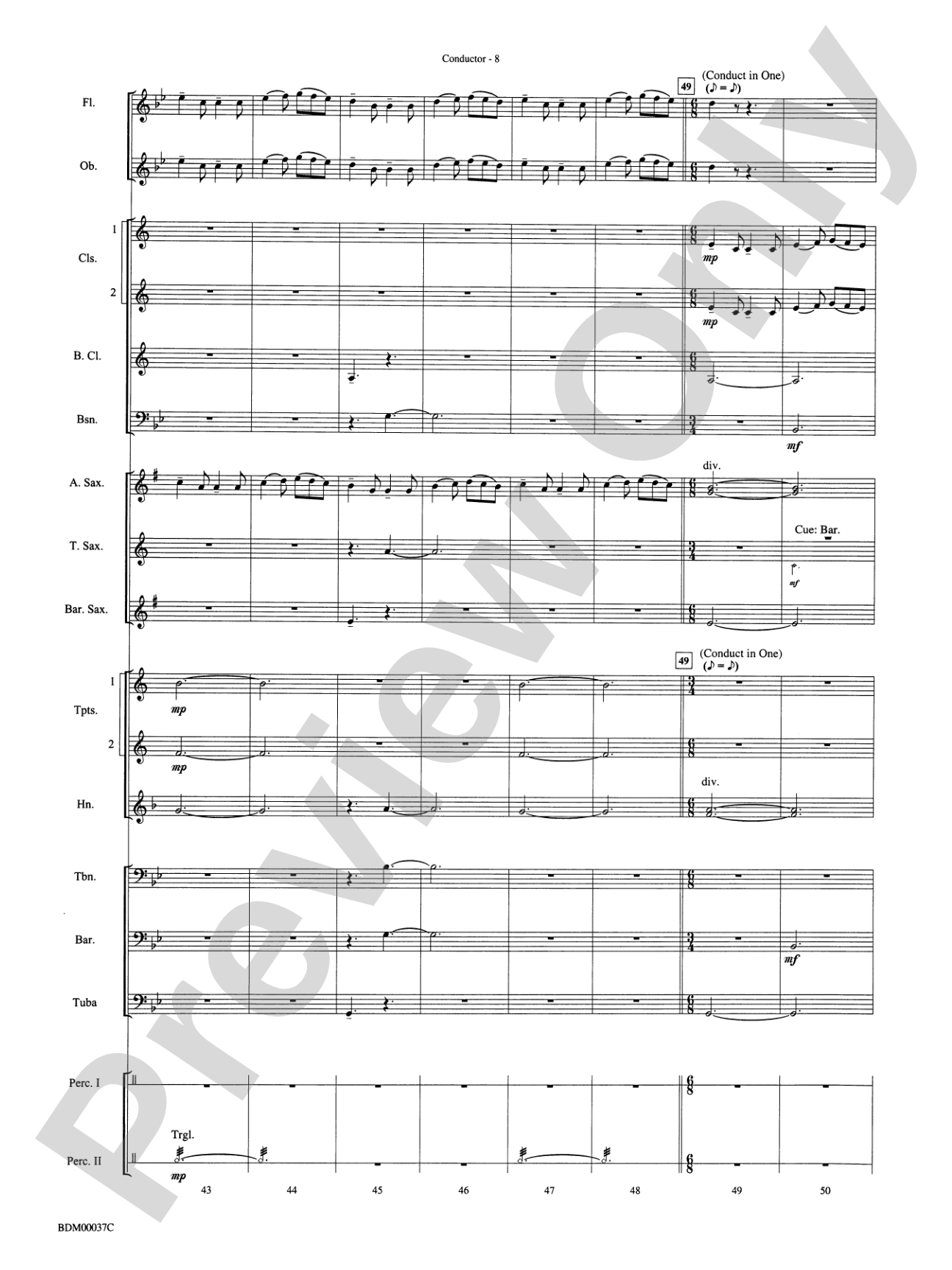 Fantasia on the "Dargason": Concert Band Conductor Score & Parts