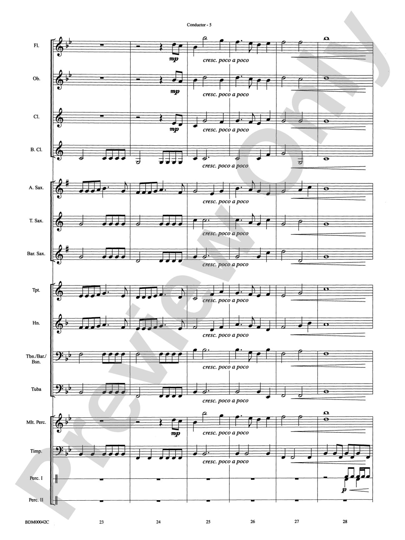 Let Heaven and Nature Sing!: Concert Band Conductor Score & Parts
