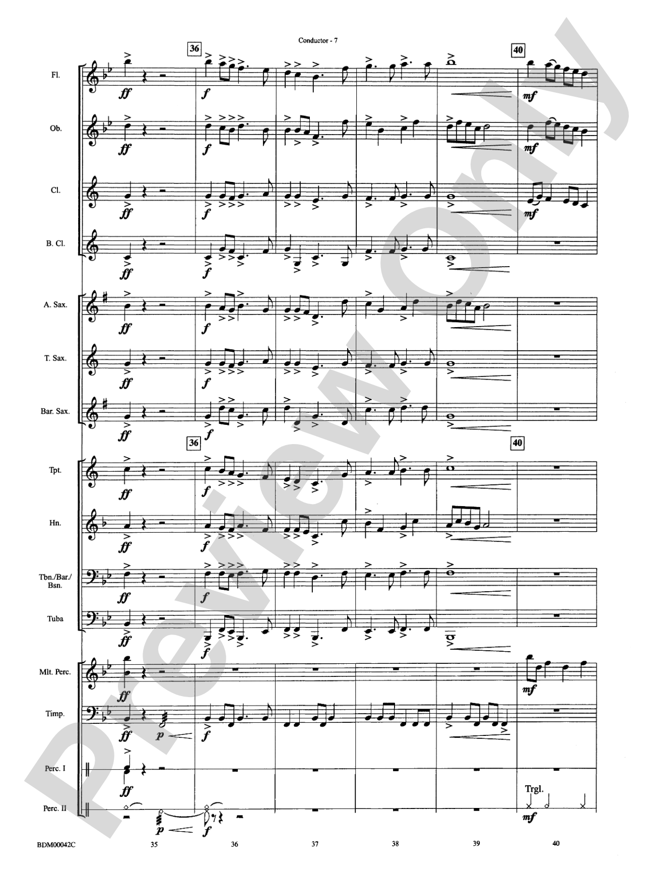 Let Heaven and Nature Sing!: Concert Band Conductor Score & Parts