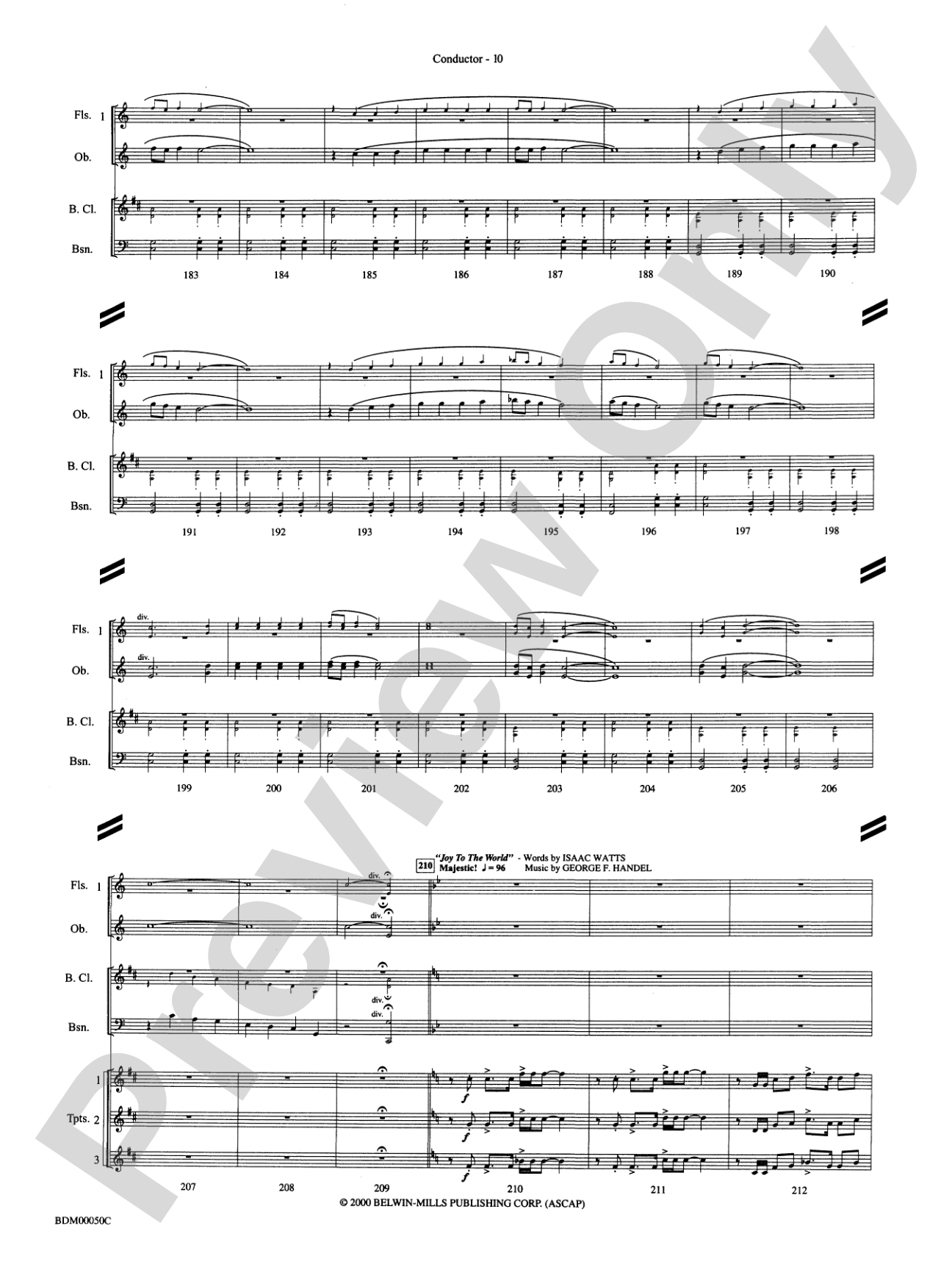 Christmas in the Round: Concert Band Conductor Score & Parts