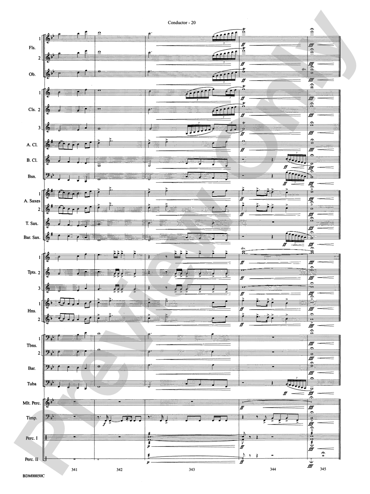 Christmas in the Round: Concert Band Conductor Score & Parts