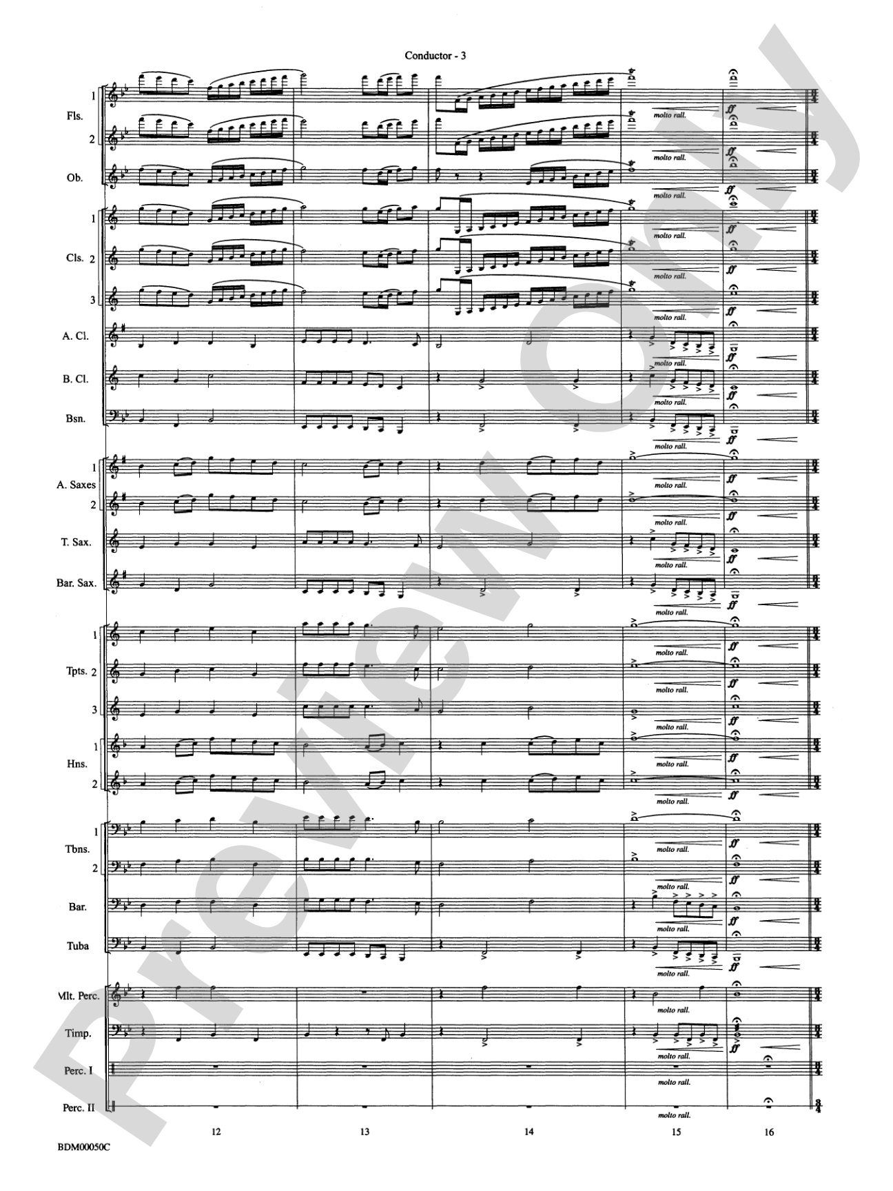 Christmas in the Round: Concert Band Conductor Score & Parts