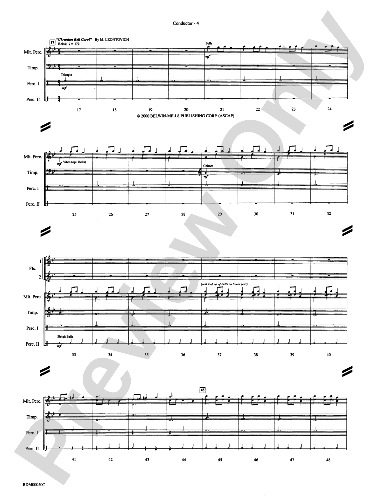 Christmas in the Round: Concert Band Conductor Score & Parts