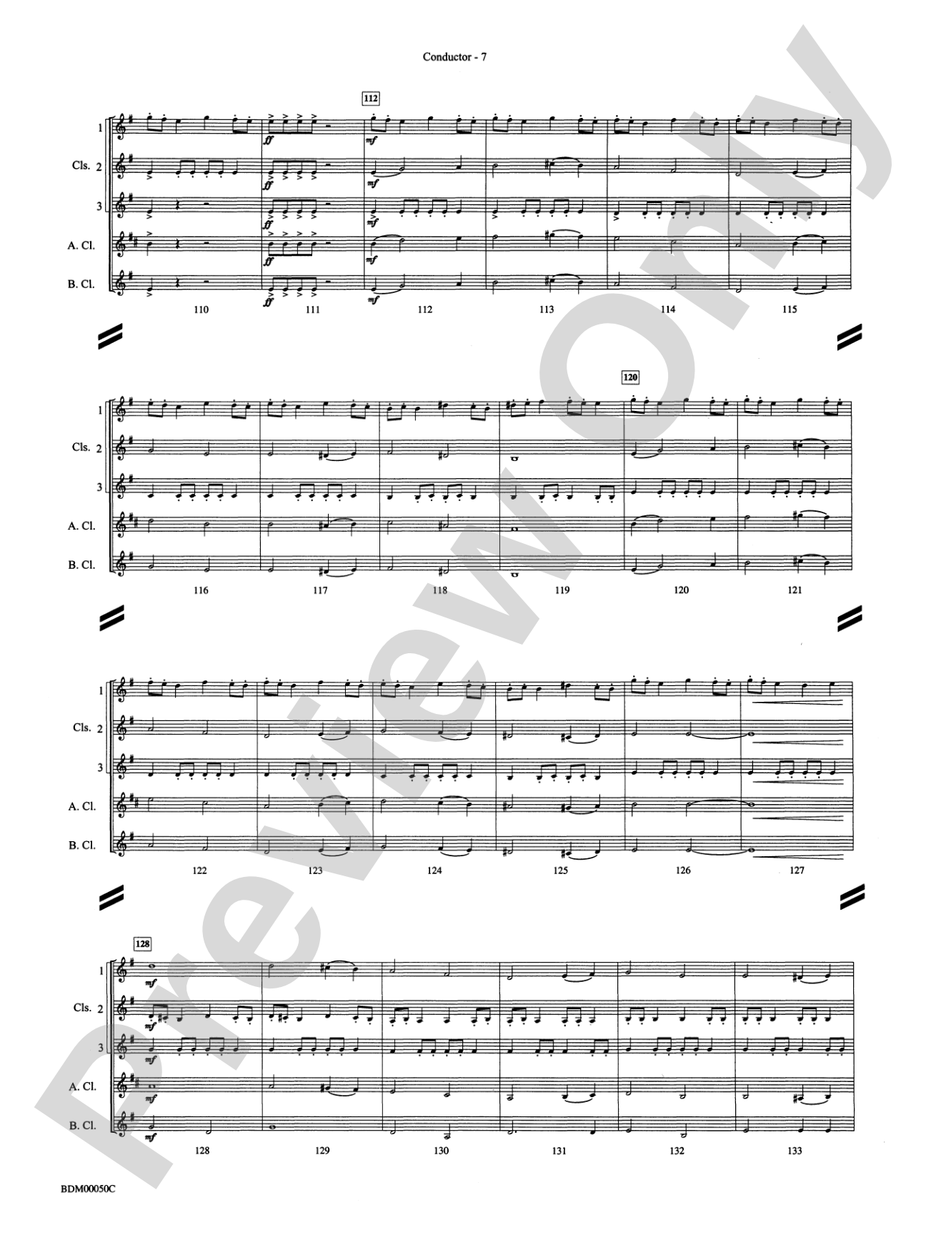 Christmas in the Round: Concert Band Conductor Score & Parts