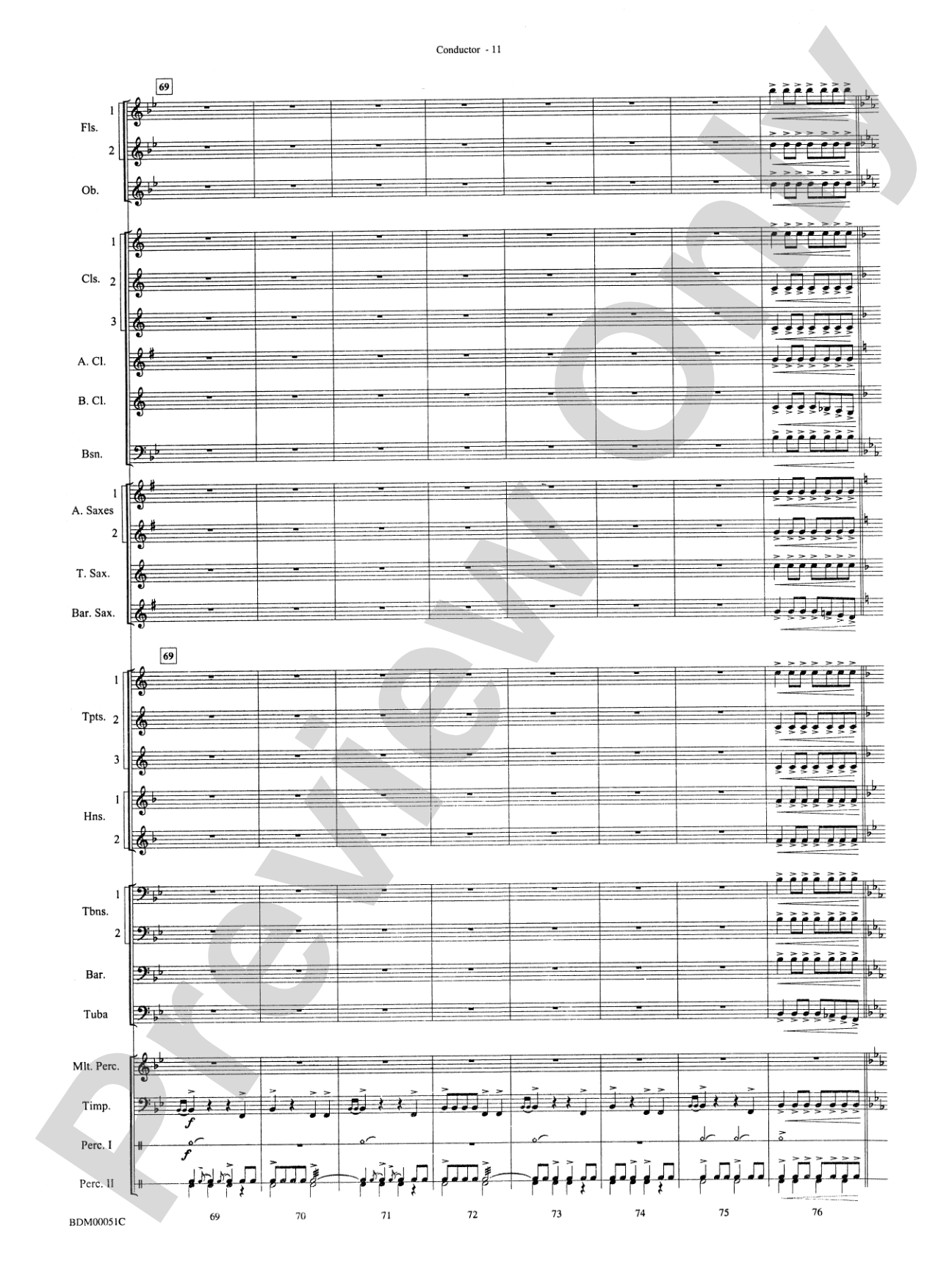 Parade of the Wooden Soldiers: Concert Band Conductor Score & Parts