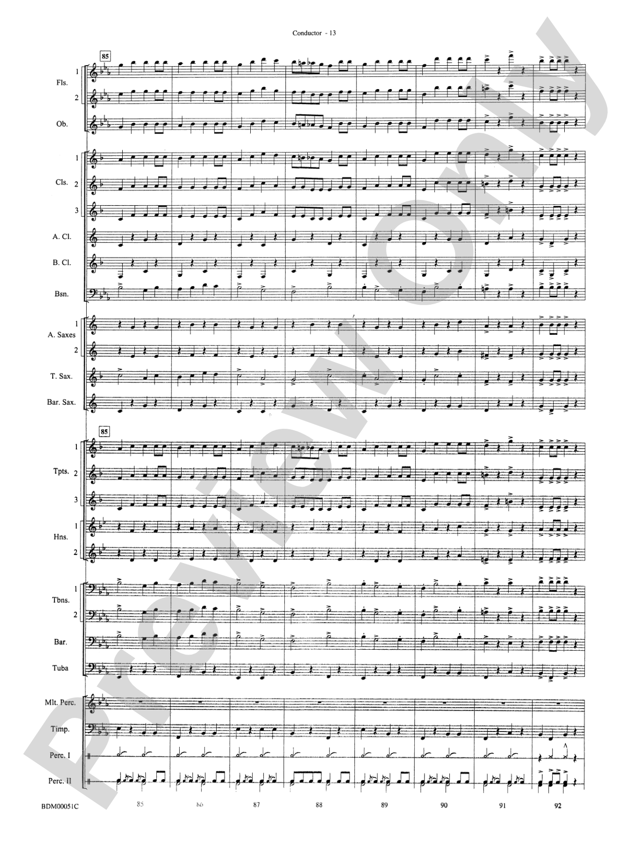 Parade of the Wooden Soldiers: Concert Band Conductor Score & Parts