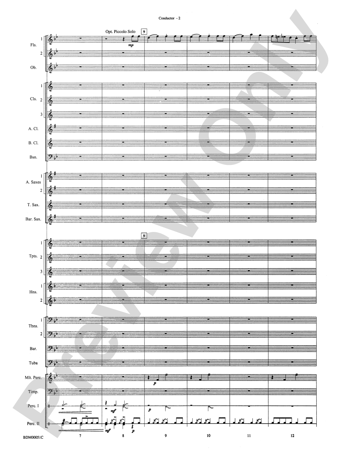 Parade of the Wooden Soldiers: Concert Band Conductor Score & Parts