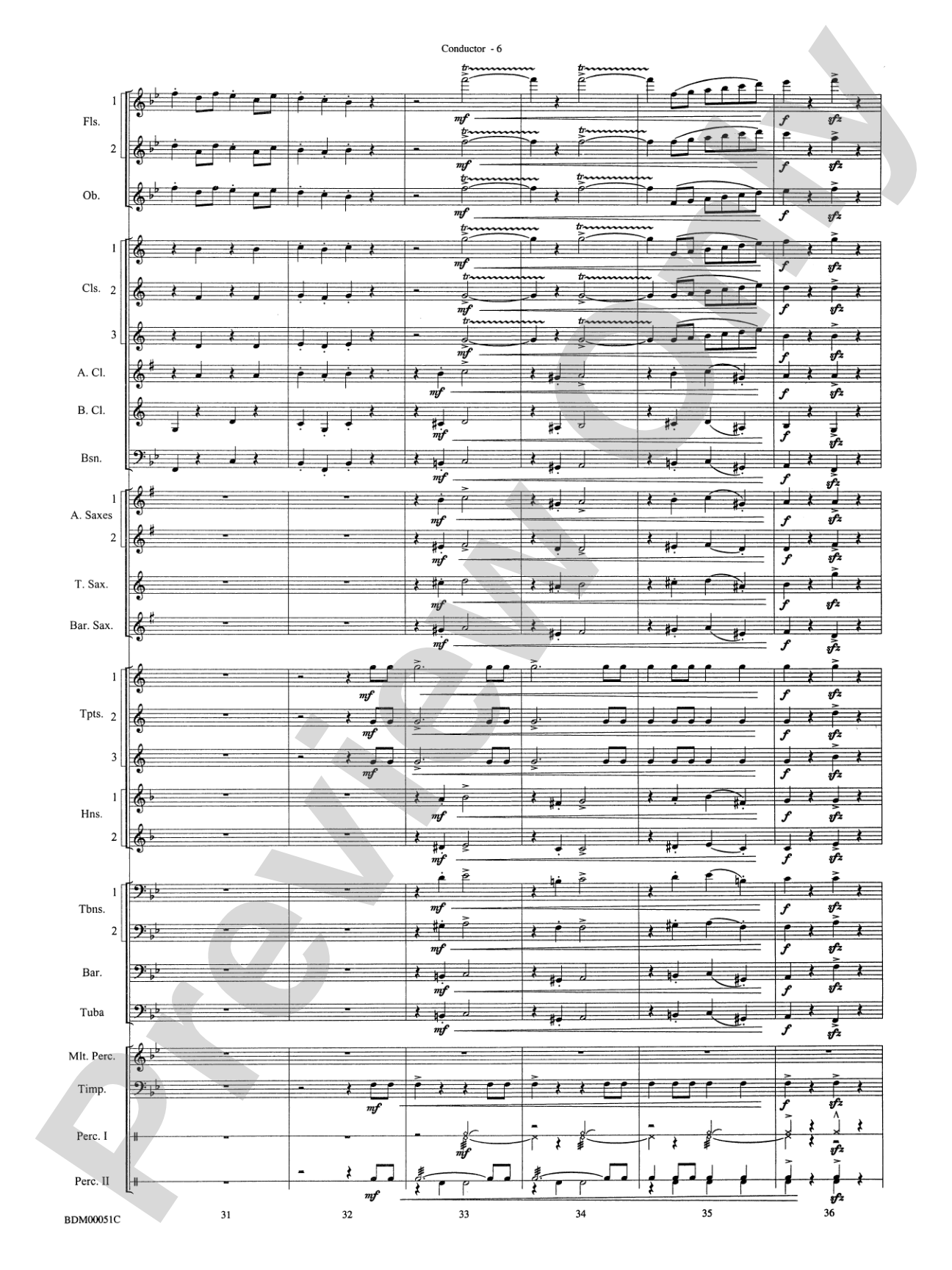 Parade of the Wooden Soldiers: Concert Band Conductor Score & Parts