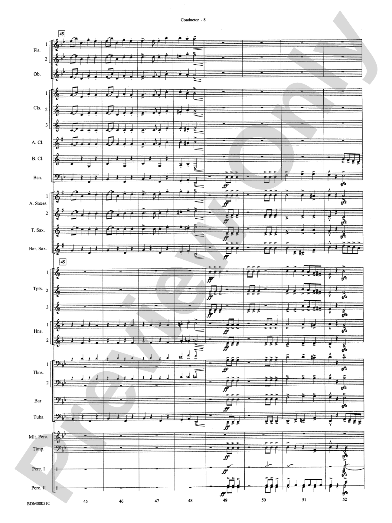 Parade of the Wooden Soldiers: Concert Band Conductor Score & Parts