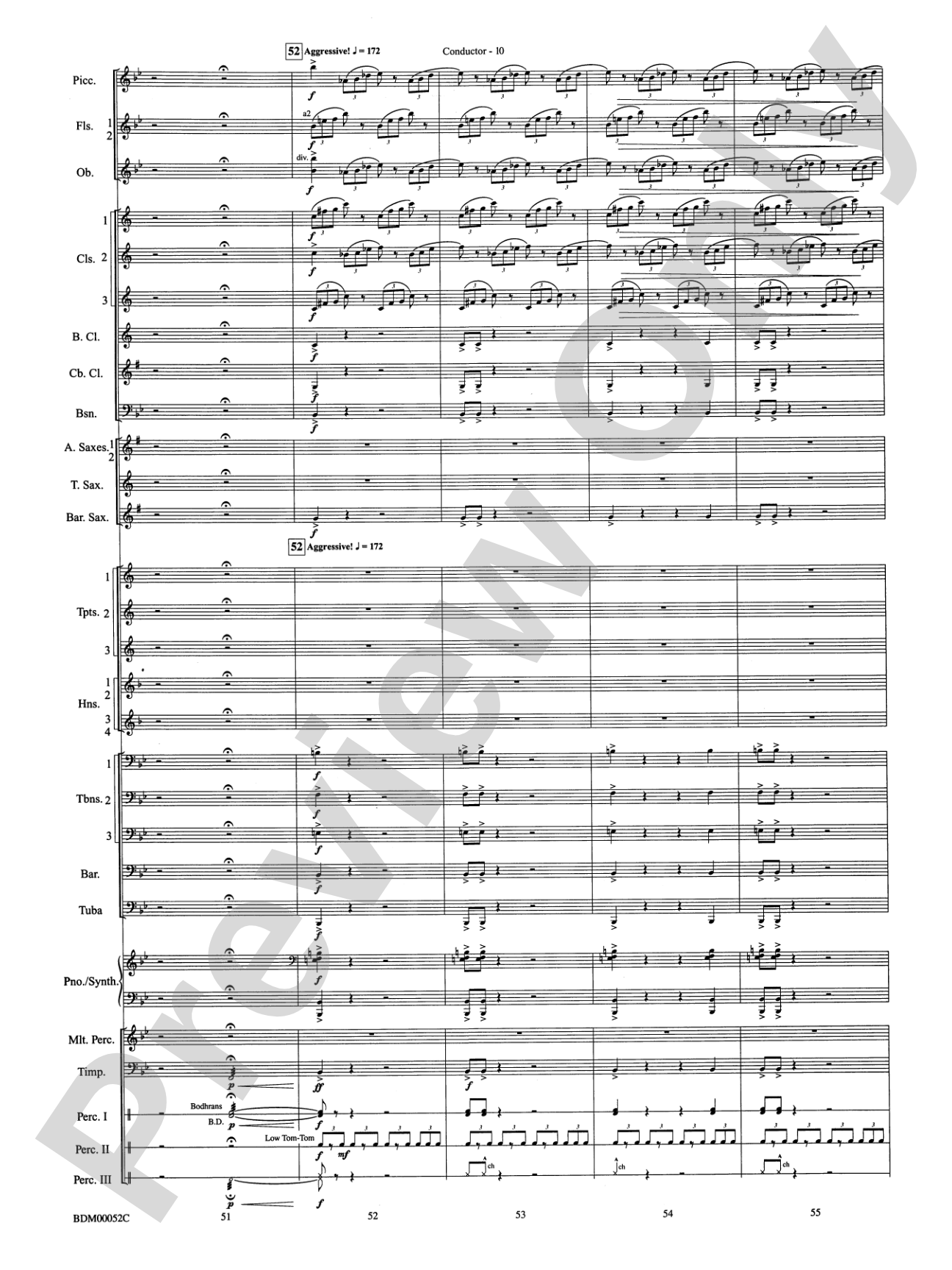 The Iliad (from The Odyssey (Symphony No. 2)): Concert Band Conductor Score & Parts