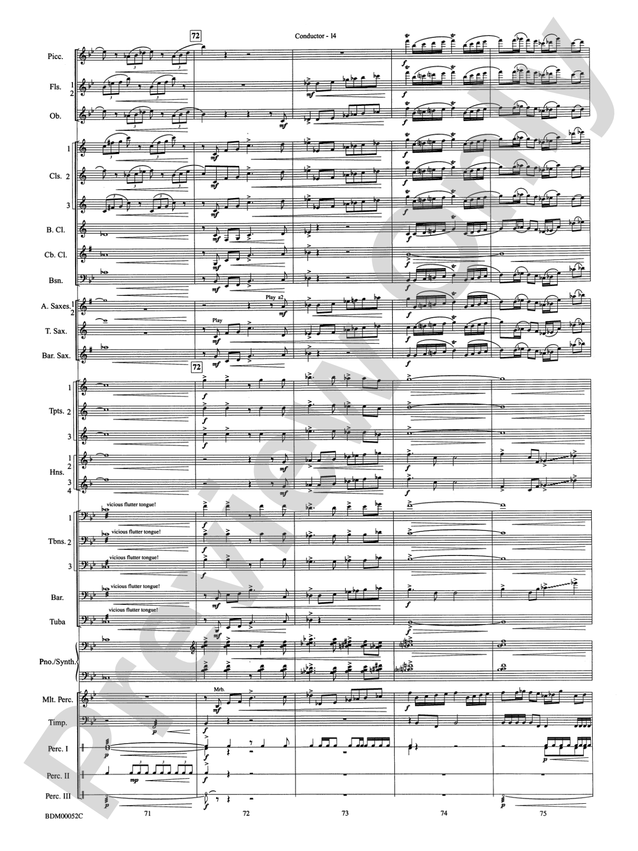 The Iliad (from The Odyssey (Symphony No. 2)): Concert Band Conductor Score & Parts