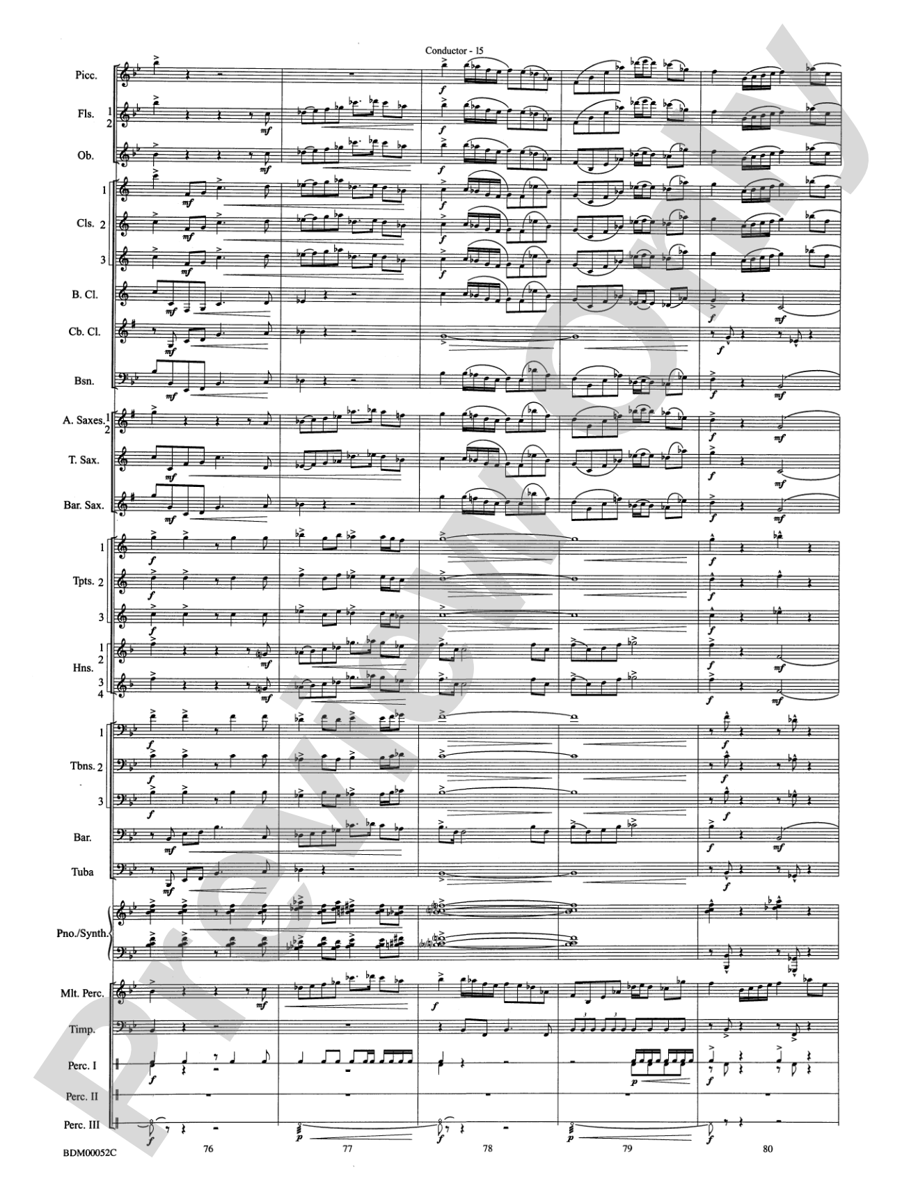 The Iliad (from The Odyssey (Symphony No. 2)): Concert Band Conductor Score & Parts