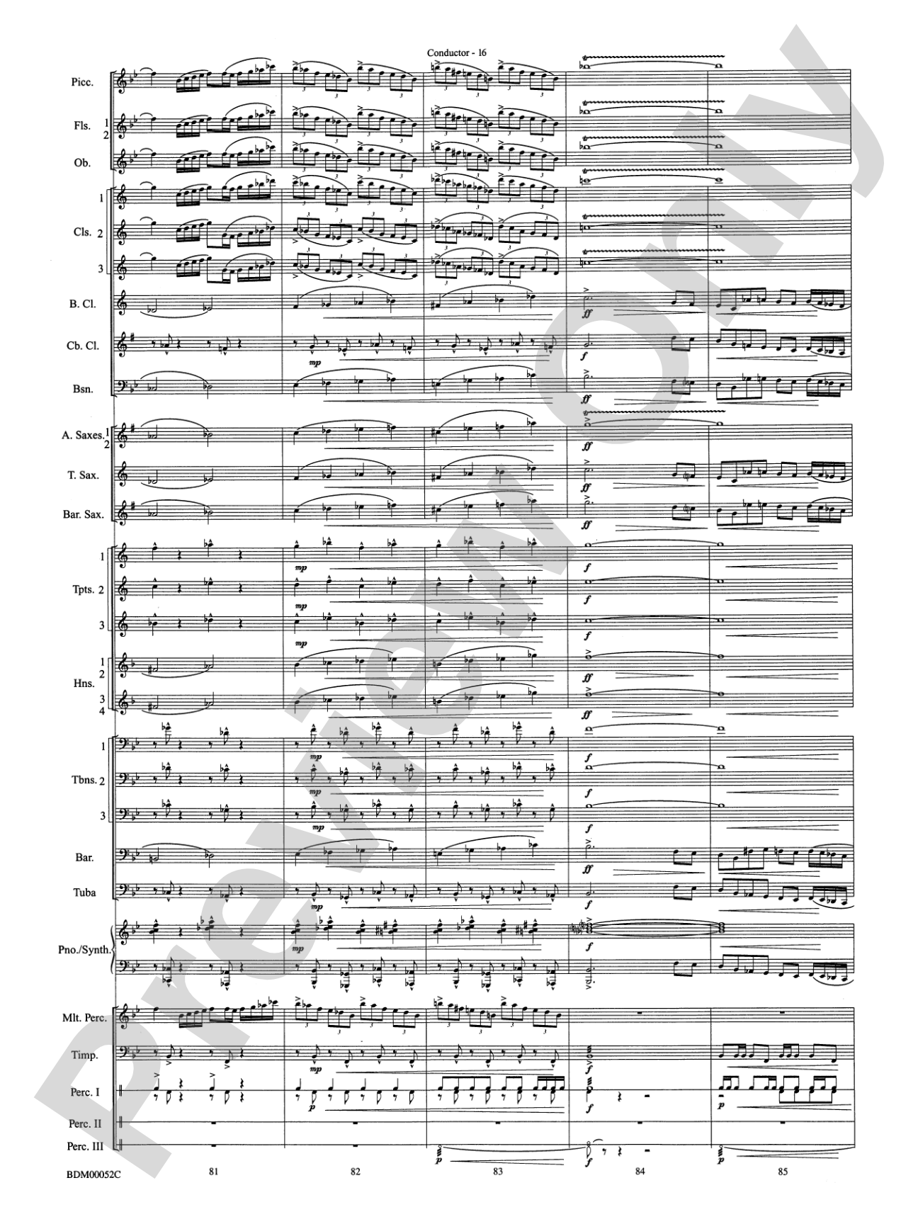 The Iliad (from The Odyssey (Symphony No. 2)): Concert Band Conductor Score & Parts