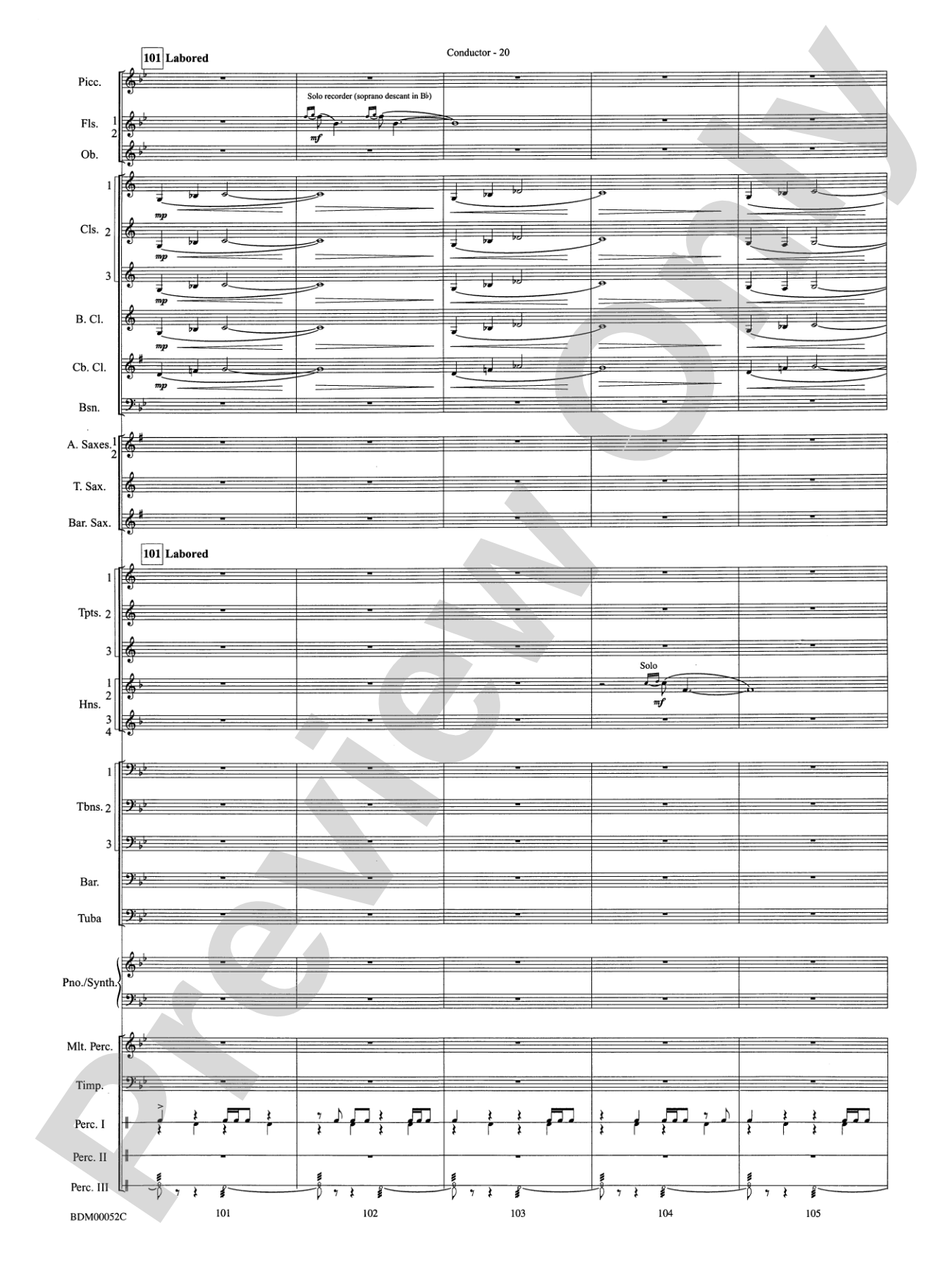 The Iliad (from The Odyssey (Symphony No. 2)): Concert Band Conductor Score & Parts