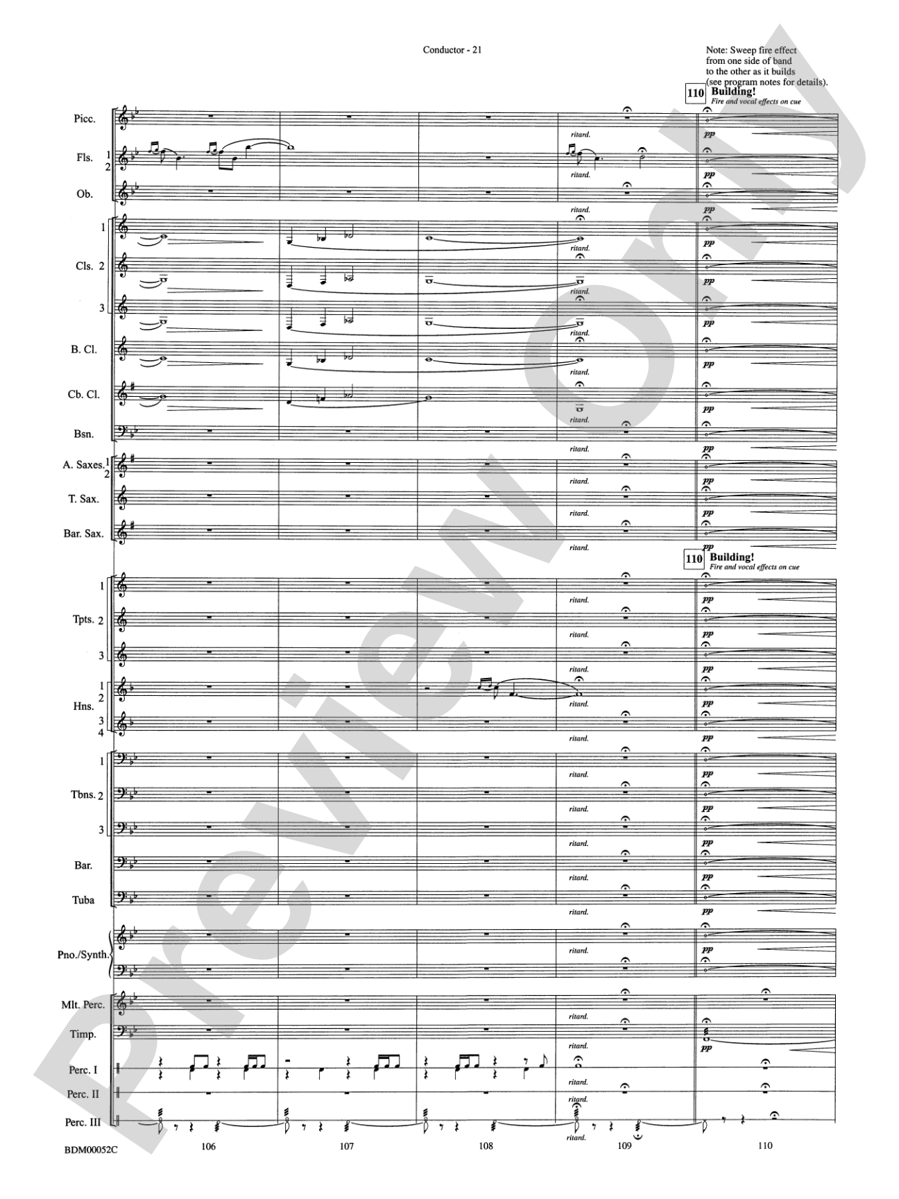The Iliad (from The Odyssey (Symphony No. 2)): Concert Band Conductor Score & Parts