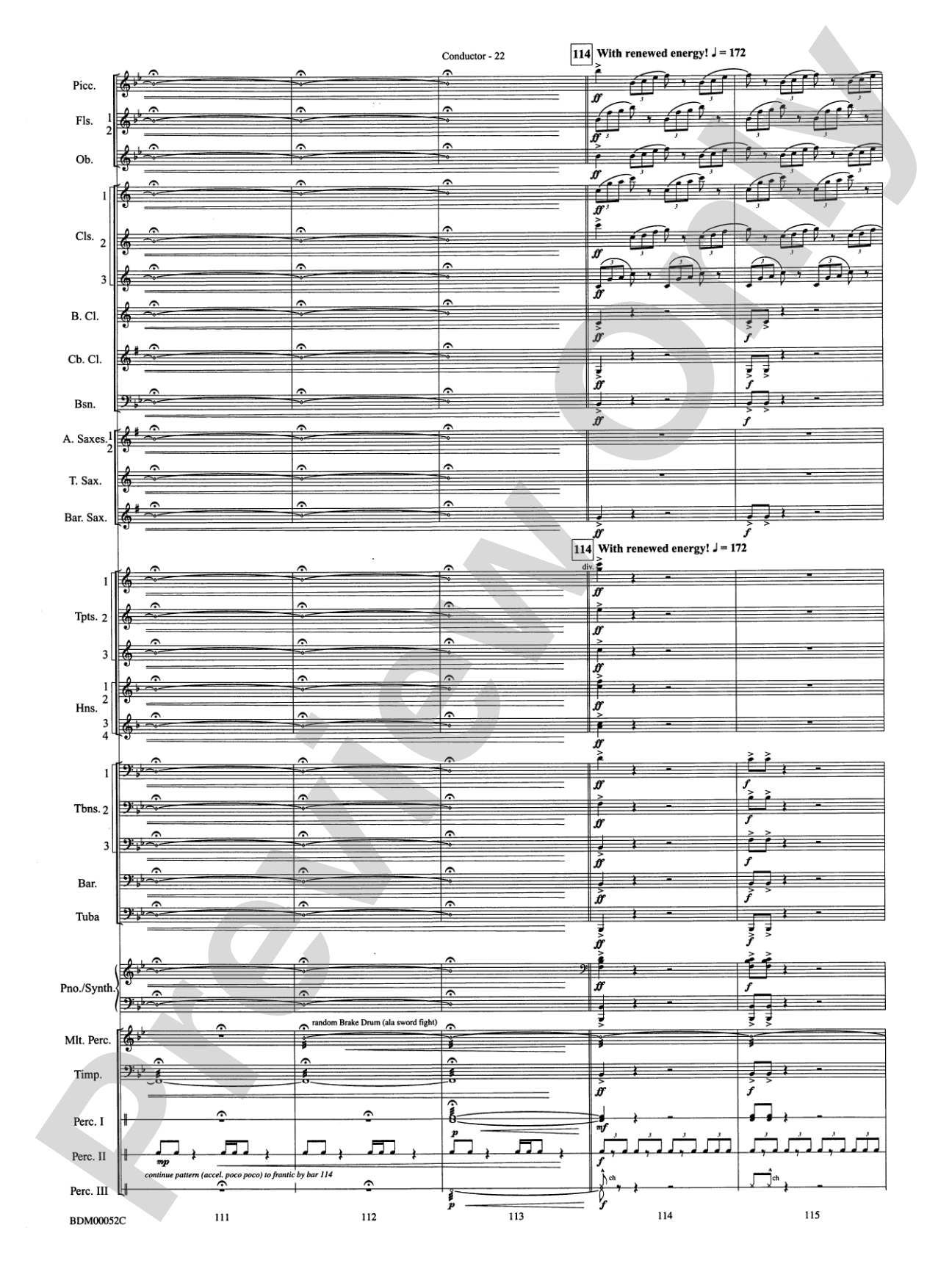 The Iliad (from The Odyssey (Symphony No. 2)): Concert Band Conductor Score & Parts
