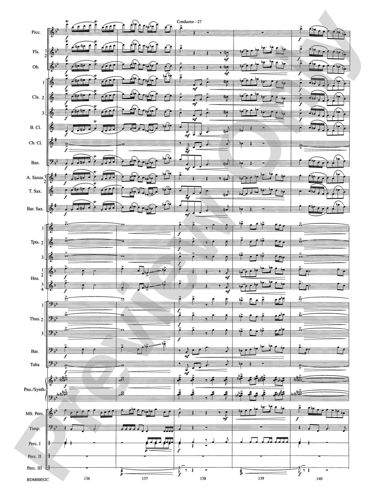 The Iliad (from The Odyssey (Symphony No. 2)): Concert Band Conductor Score & Parts