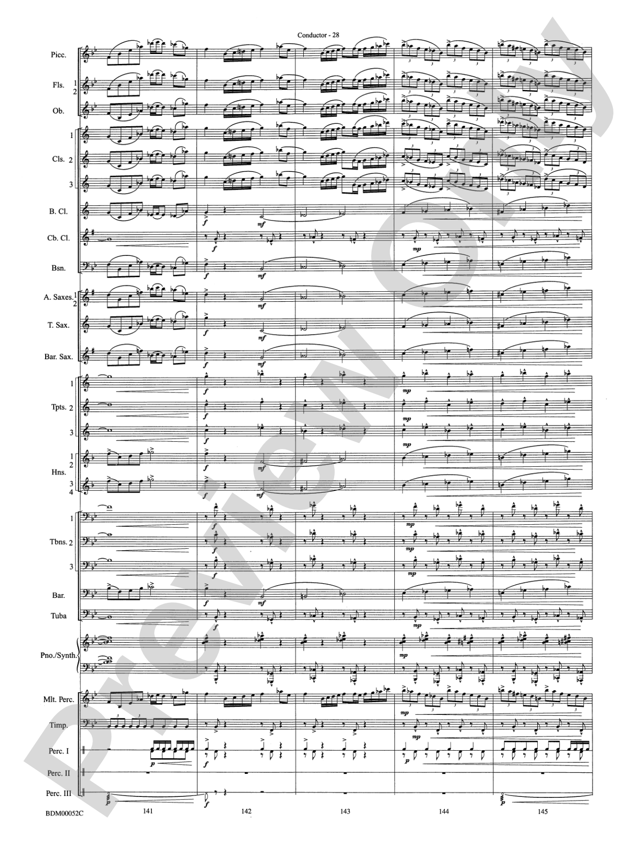 The Iliad (from The Odyssey (Symphony No. 2)): Concert Band Conductor Score & Parts